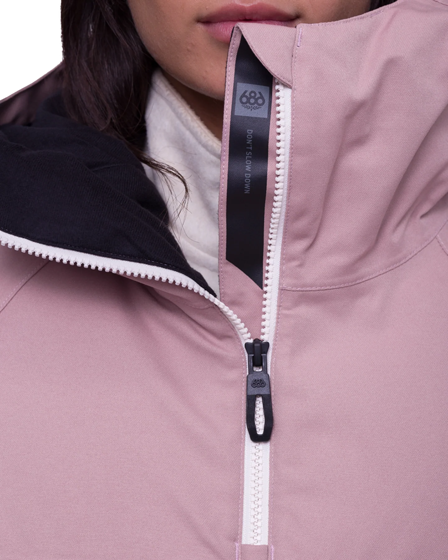 686 Women's Upton Anorak - Charcoal Colorblock (Size XS) - Image 4