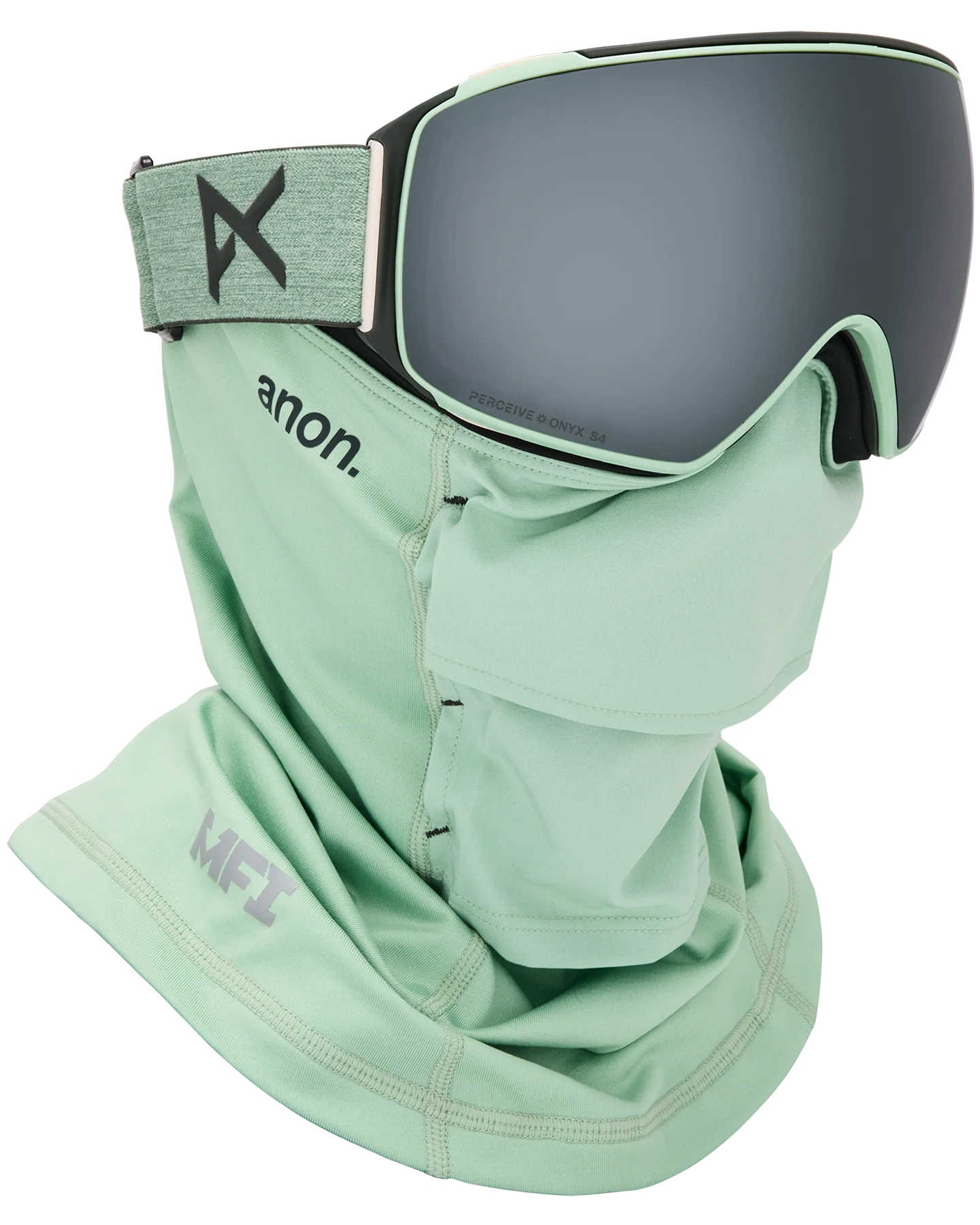 Anon M4 (Toric) Snow Goggles + Bonus Lens + MFI® Face Mask - Soft Sage/Perceive Sunny Onyx - Image 5