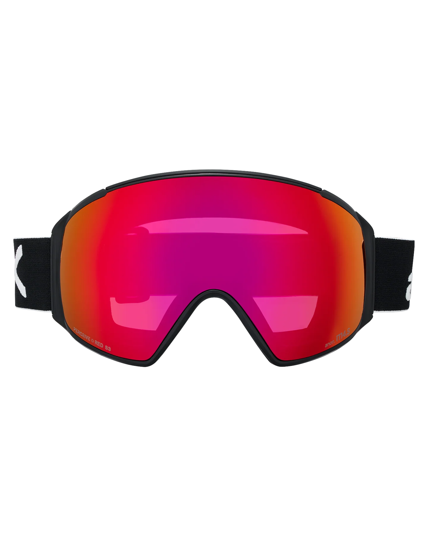 Anon M4S (Toric) Low Bridge Snow Goggles + Bonus Lens + MFI® Face Mask - Black/Perceive Sunny Red - Image 3