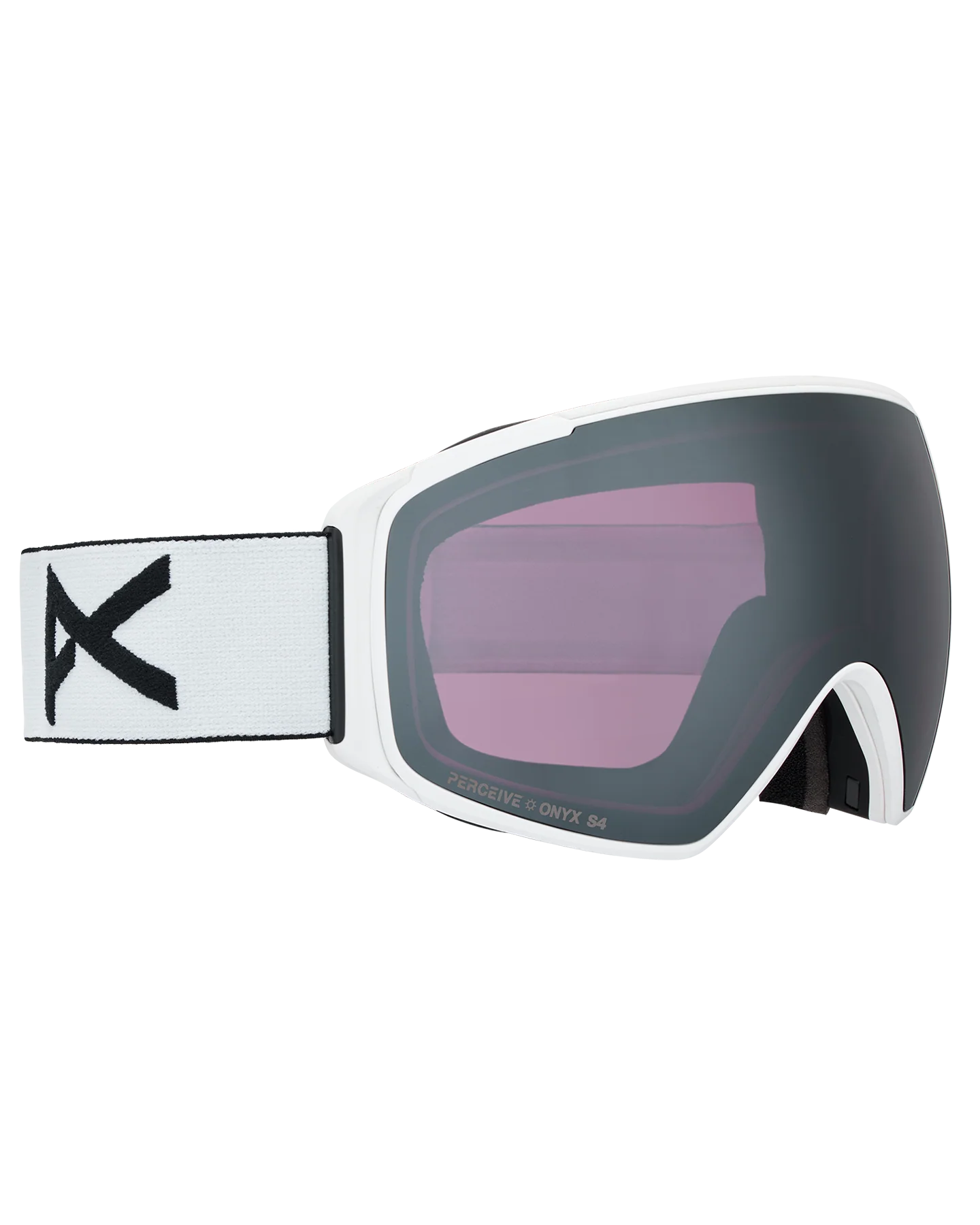 Anon M4S (Toric) Low Bridge Snow Goggles + Bonus Lens + MFI® Face Mask - White/Perceive Sunny Onyx