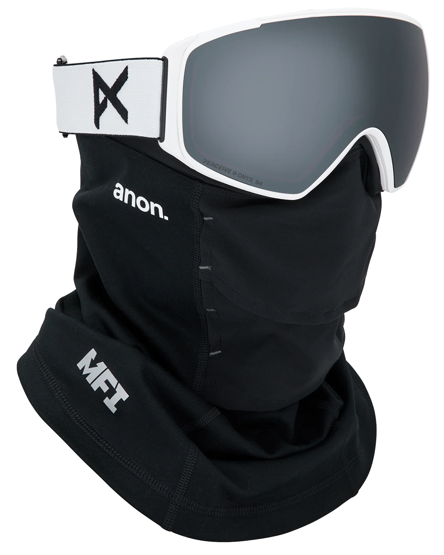 Anon M4S (Toric) Snow Goggles + Bonus Lens + MFI® Face Mask - White/Perceive Sunny Onyx - Image 5