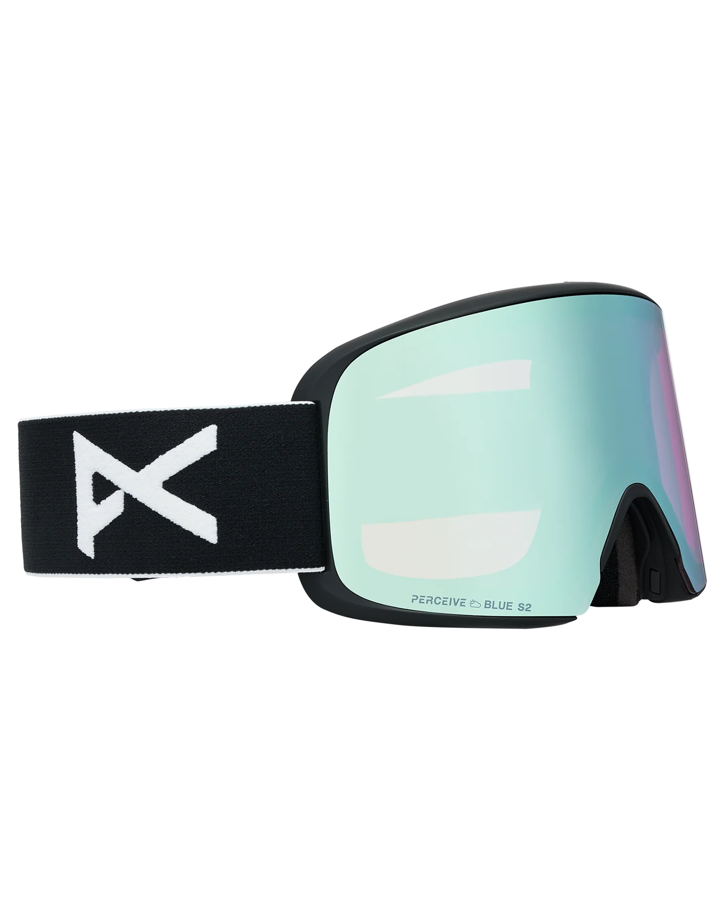 Anon M6 Snow Goggles + Bonus Lens + MFI® Face Mask - Black/Perceive Variable Blue