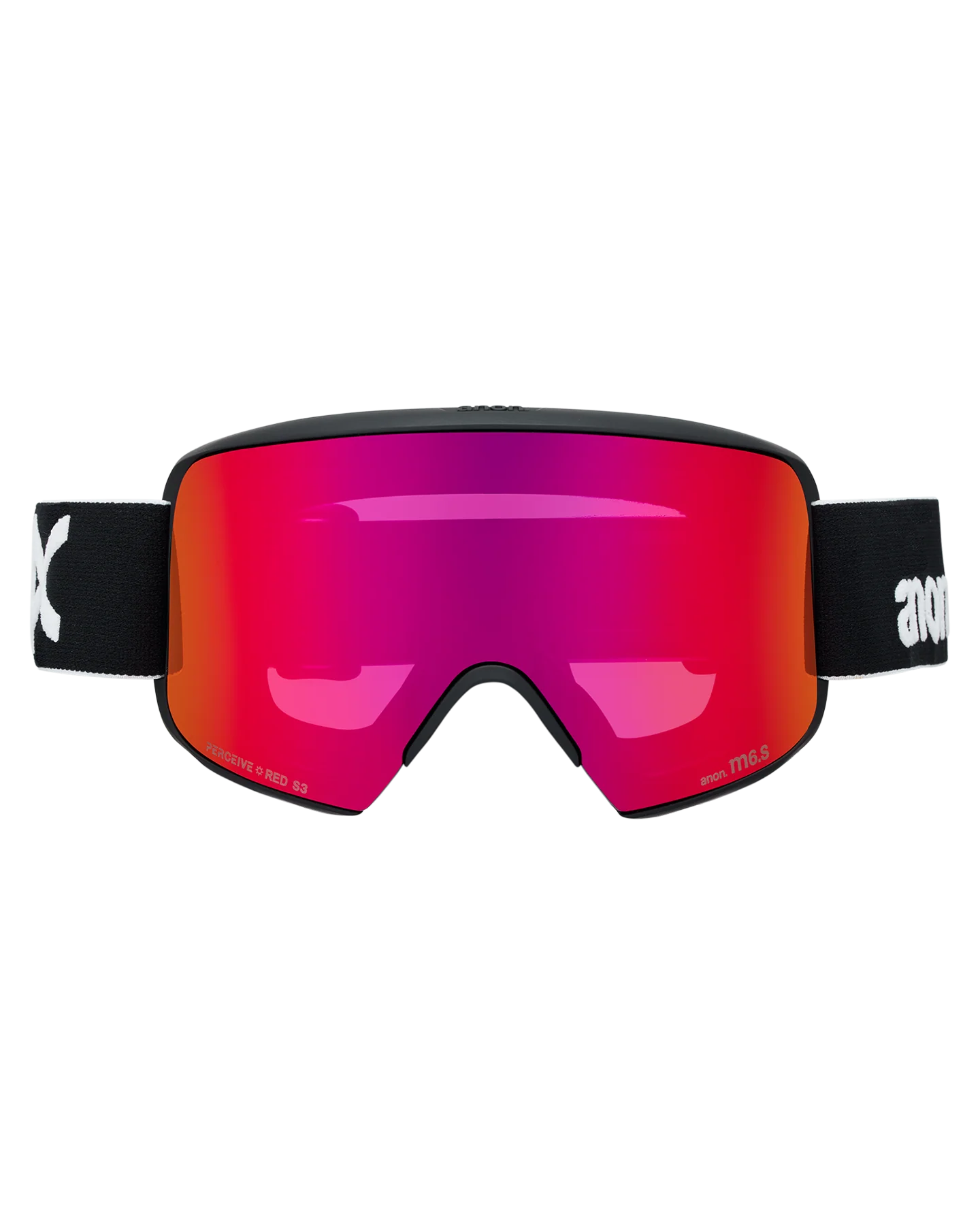 Anon M6S Snow Goggles + Bonus Lens + MFI® Face Mask - Black/Perceive Sunny Red - Image 3