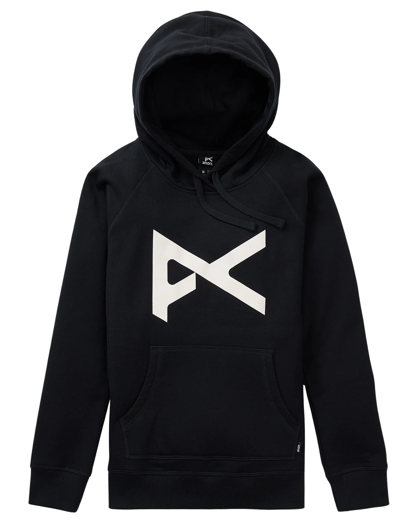 Anon Pullover Hoodie - Black/White