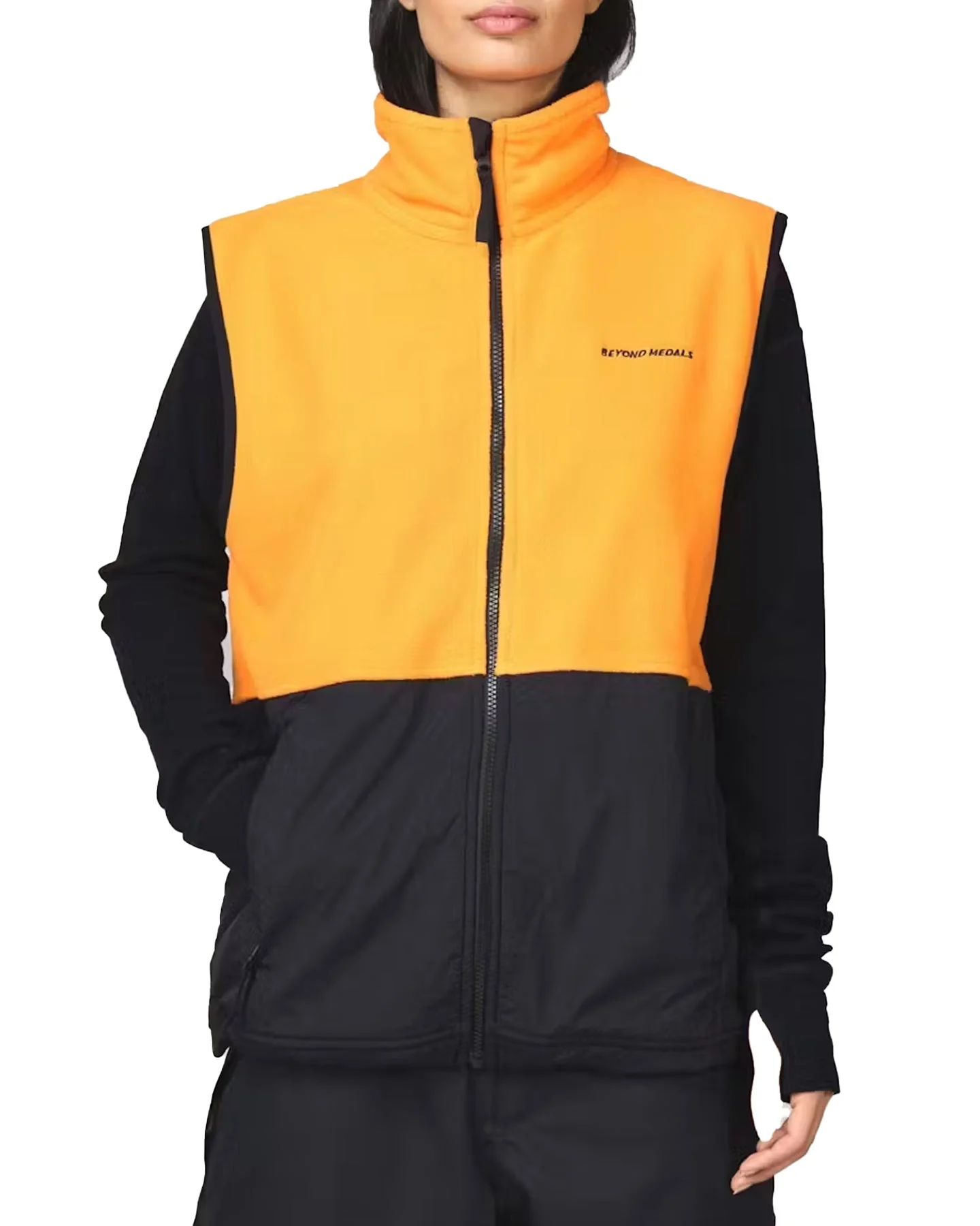 Beyond Medals Fleece Vest - Orange - Image 2