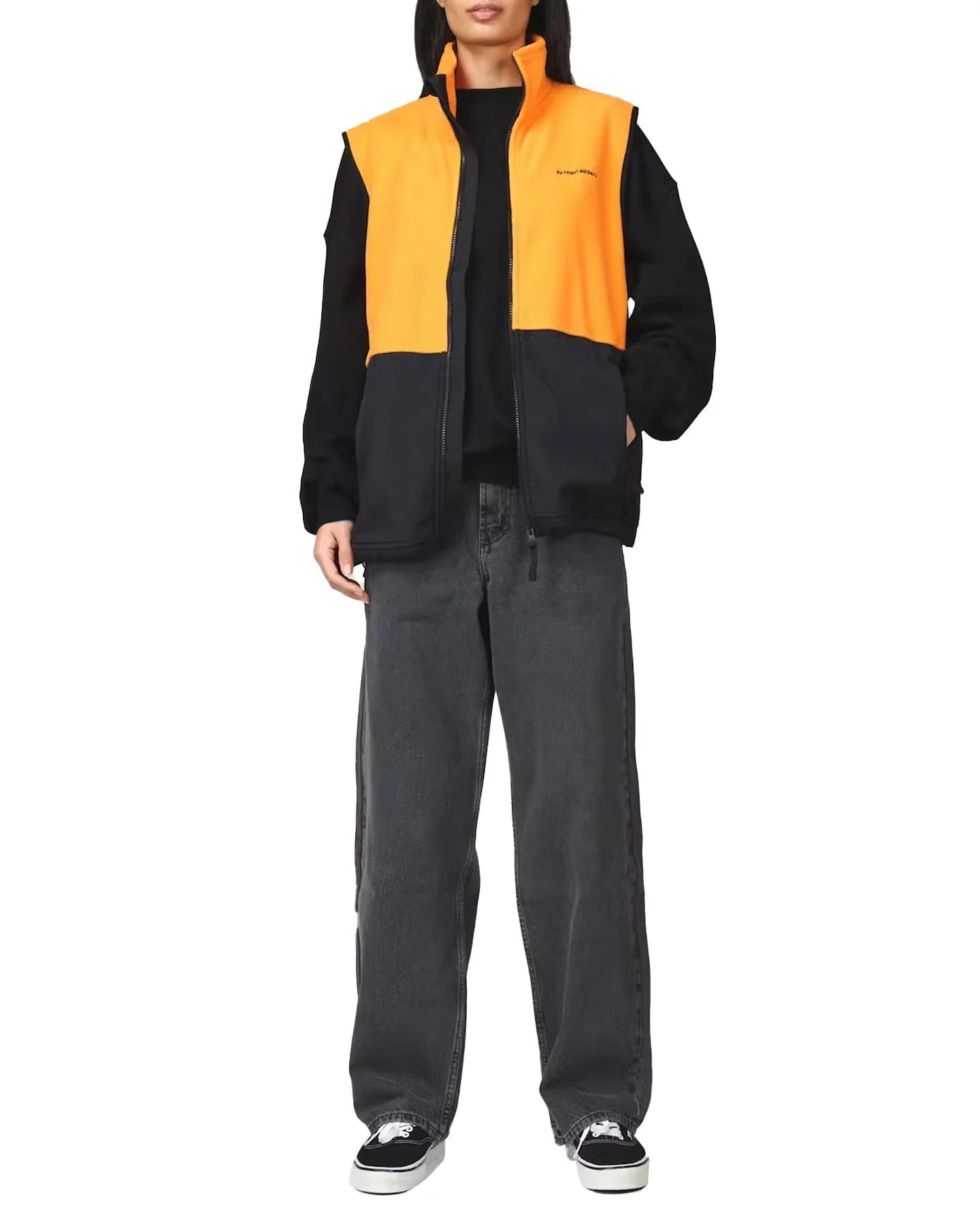 Beyond Medals Fleece Vest - Orange - Image 4