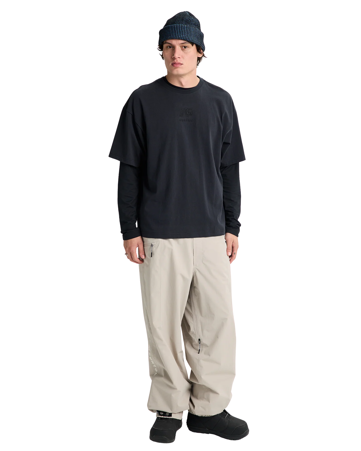 Burton x Analog Offspin 2L Snow Pants - Stone Grey - Image 2