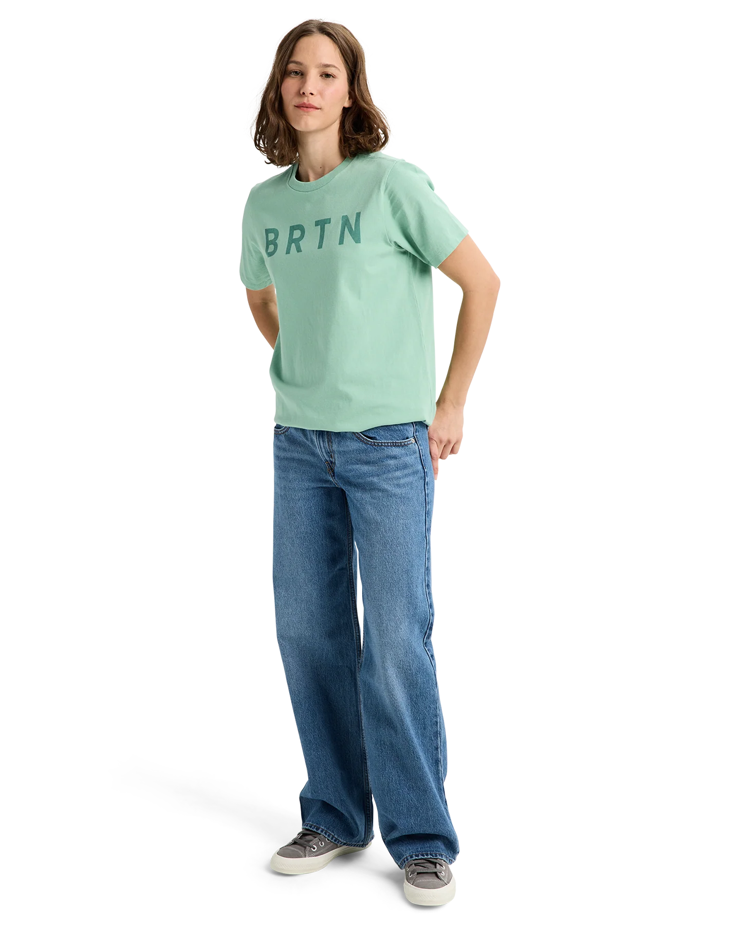 Burton BRTN Short Sleeve T-Shirt - Soft Sage - Image 2
