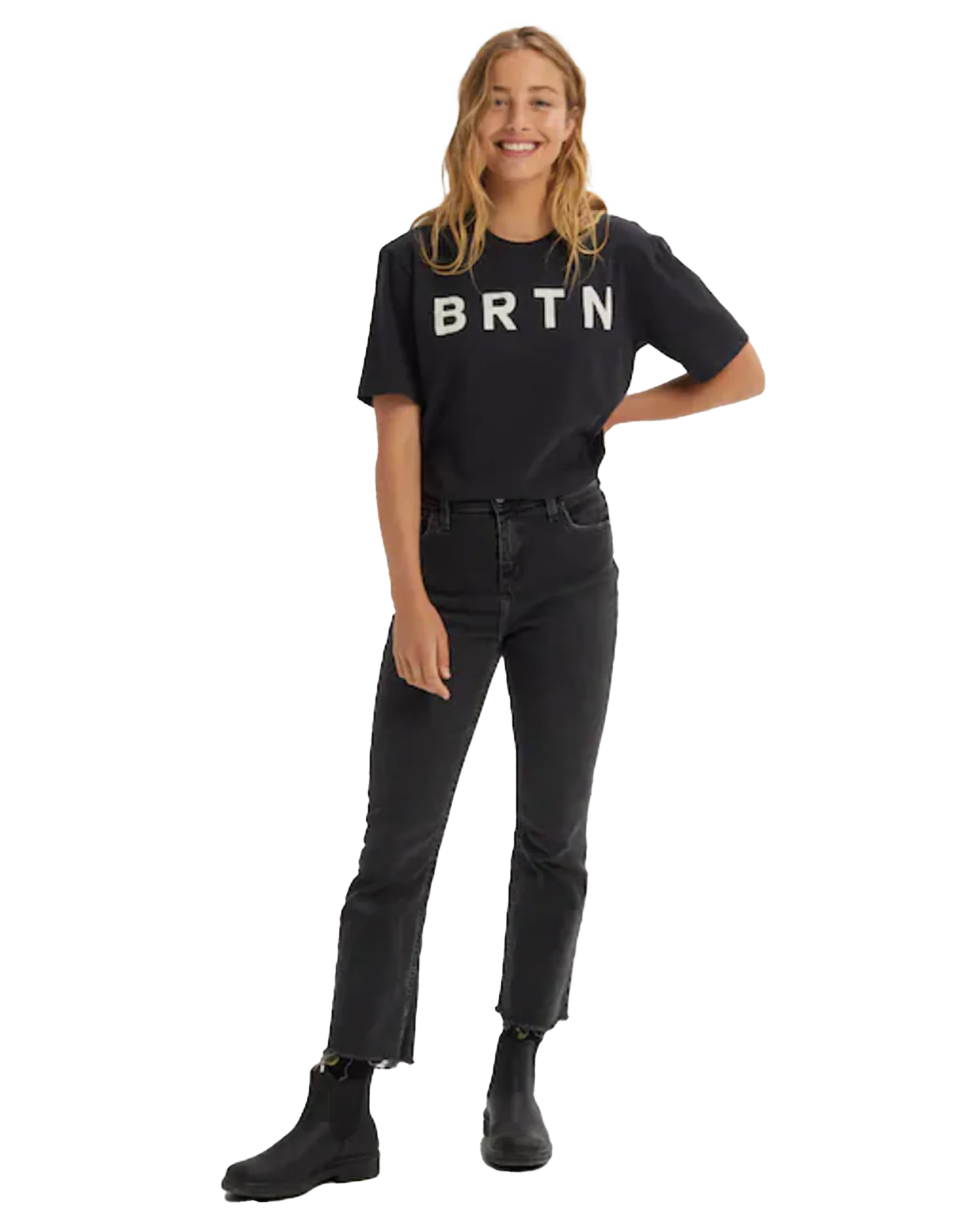 Burton Brtn Shortsleeve Tee - True Black - Image 5