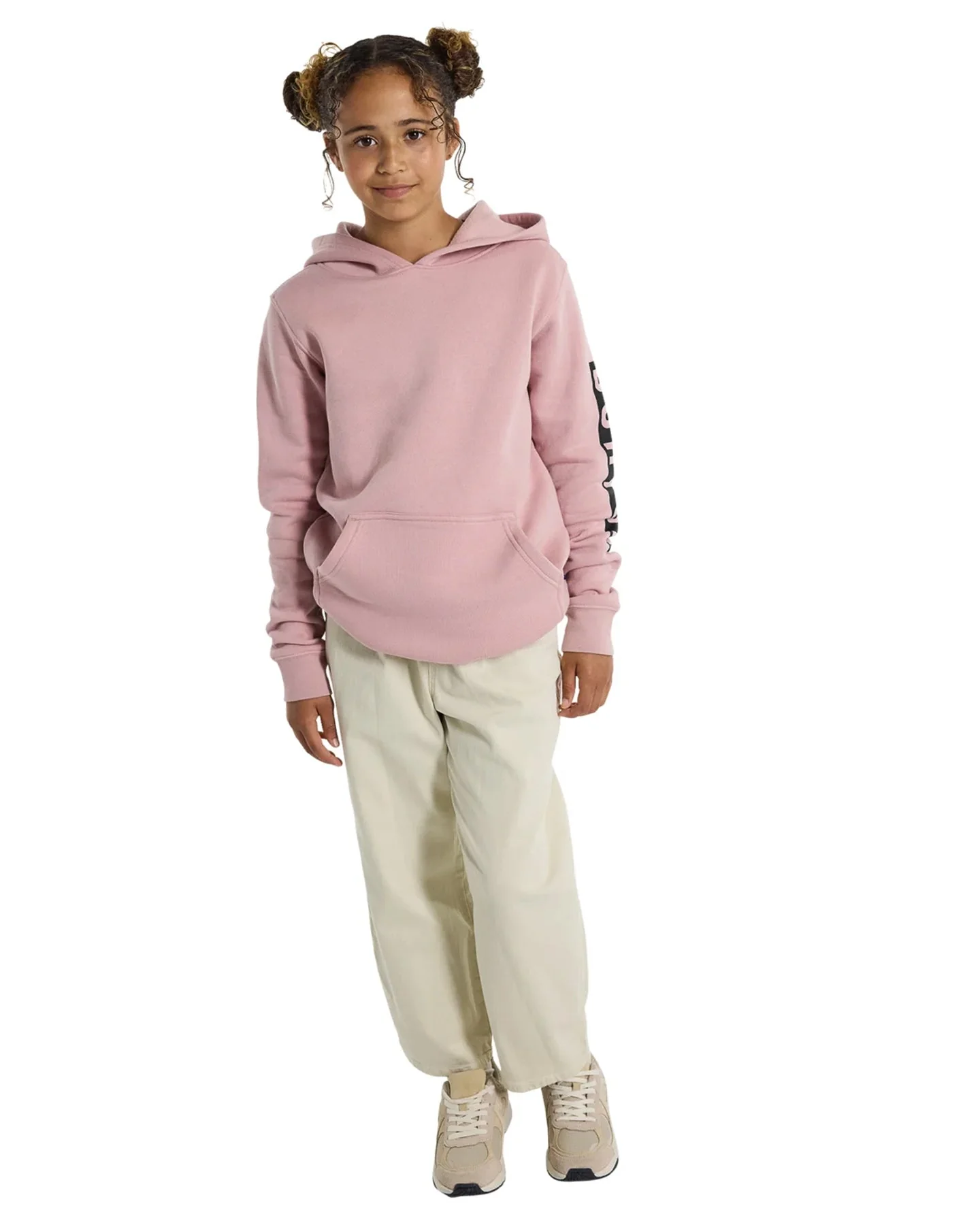 Burton Kids' Elite Pullover Hoodie - Powder Blush - Image 2