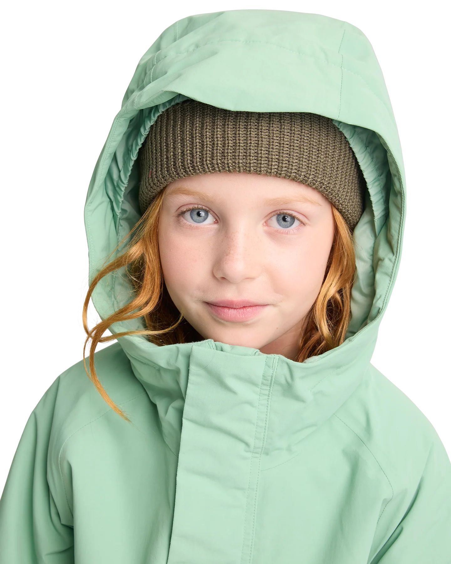 Burton Kids' Frostner 2L Anorak Snow Jacket - Soft Sage/Peach Echo - Image 7