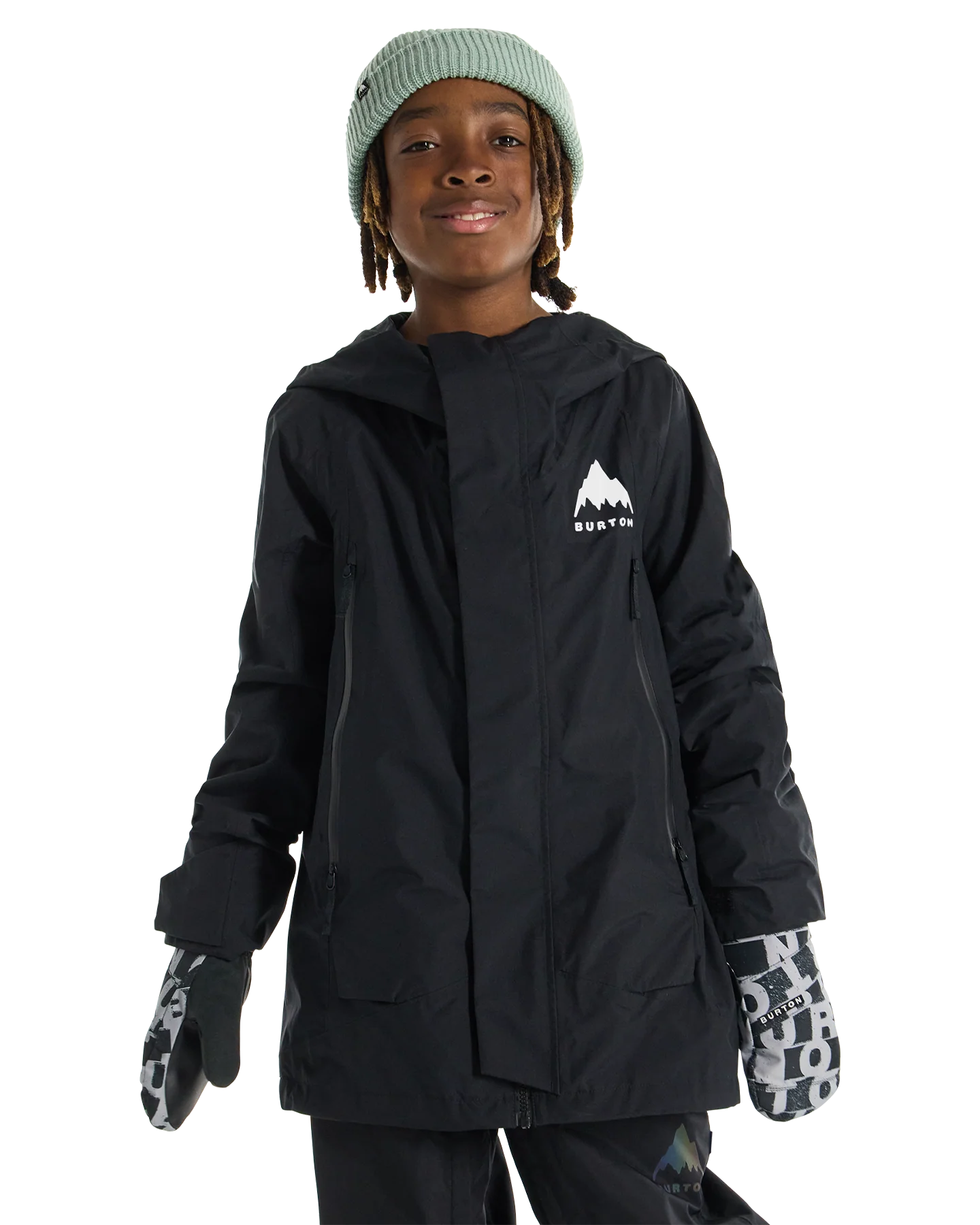 Burton Kids' Gore-Tex Shell Snow Jacket - True Black - Image 2