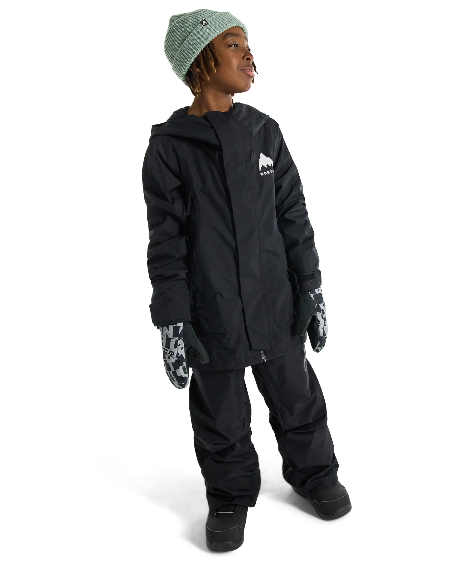 Burton Kids' Gore-Tex Shell Snow Jacket - True Black - Image 4