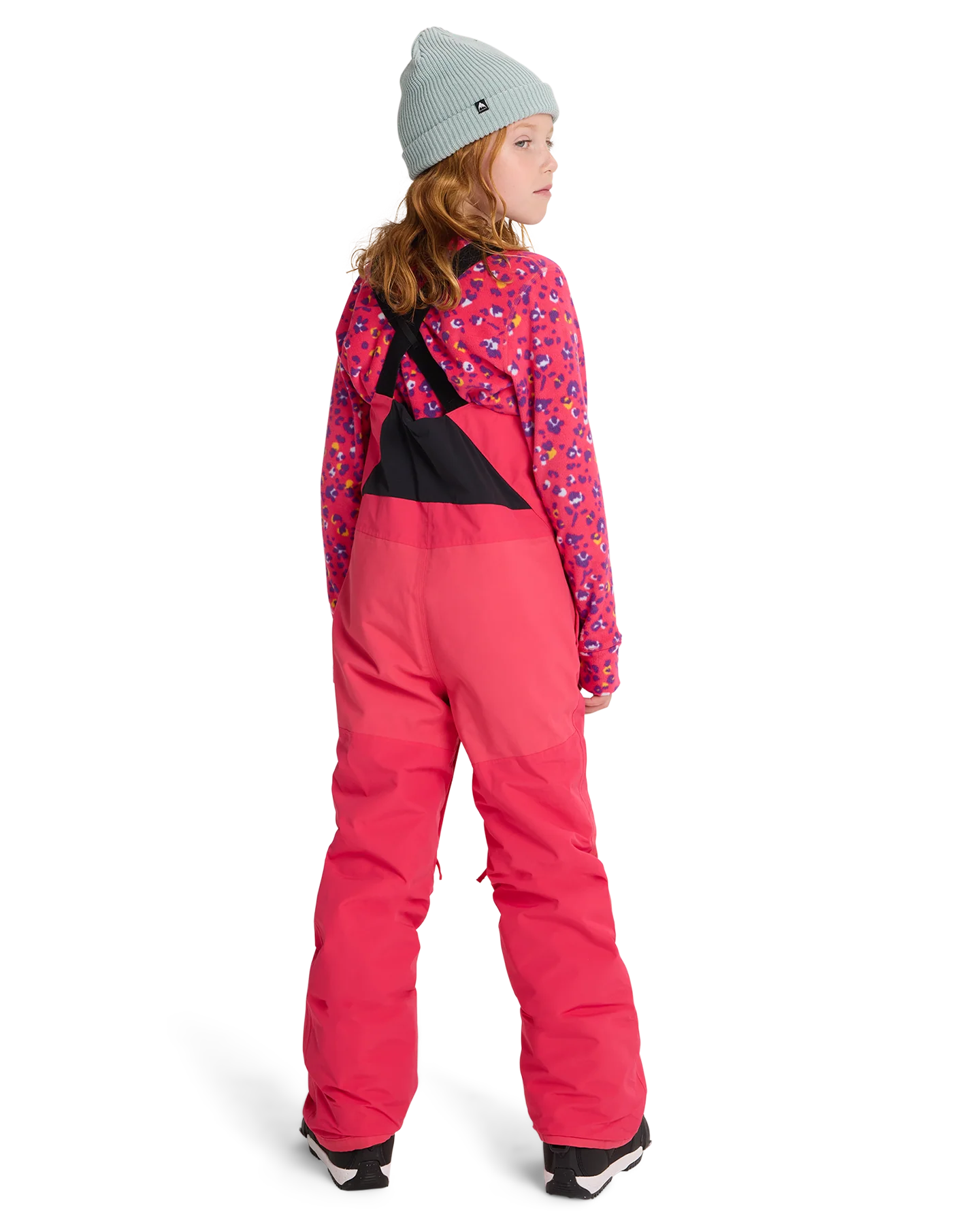 Burton Kids' Skylar 2L Snow Bib Pants - Azalea Pink - Image 4