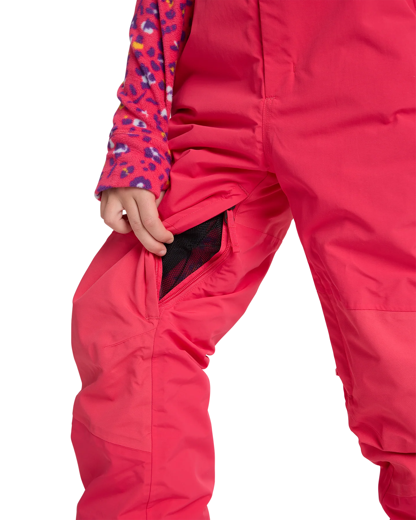 Burton Kids' Skylar 2L Snow Bib Pants - Azalea Pink - Image 7