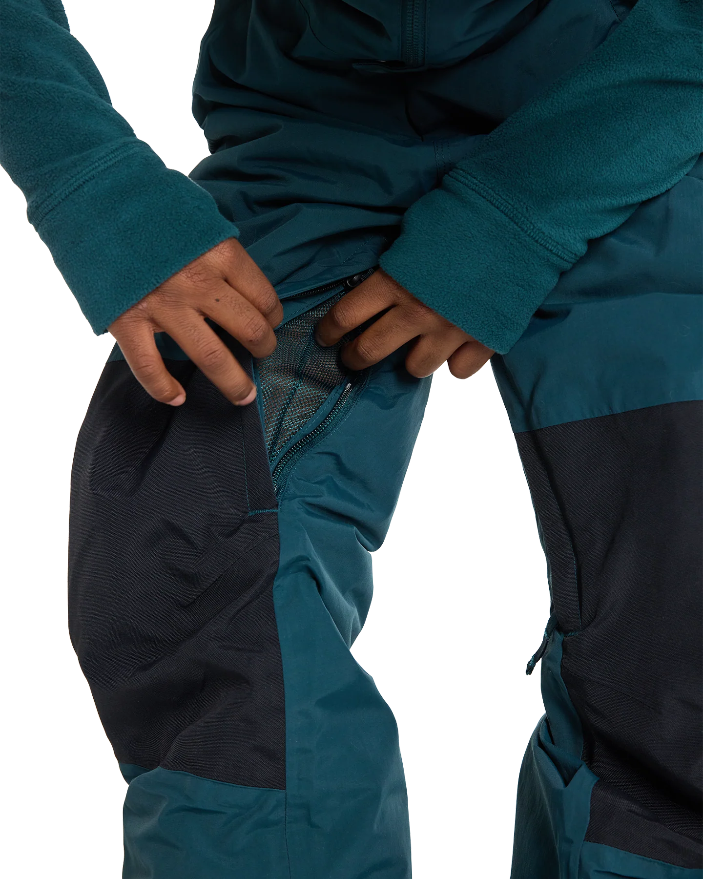 Burton Kids' Skylar 2L Snow Bib Pants - Deep Emerald - Image 6