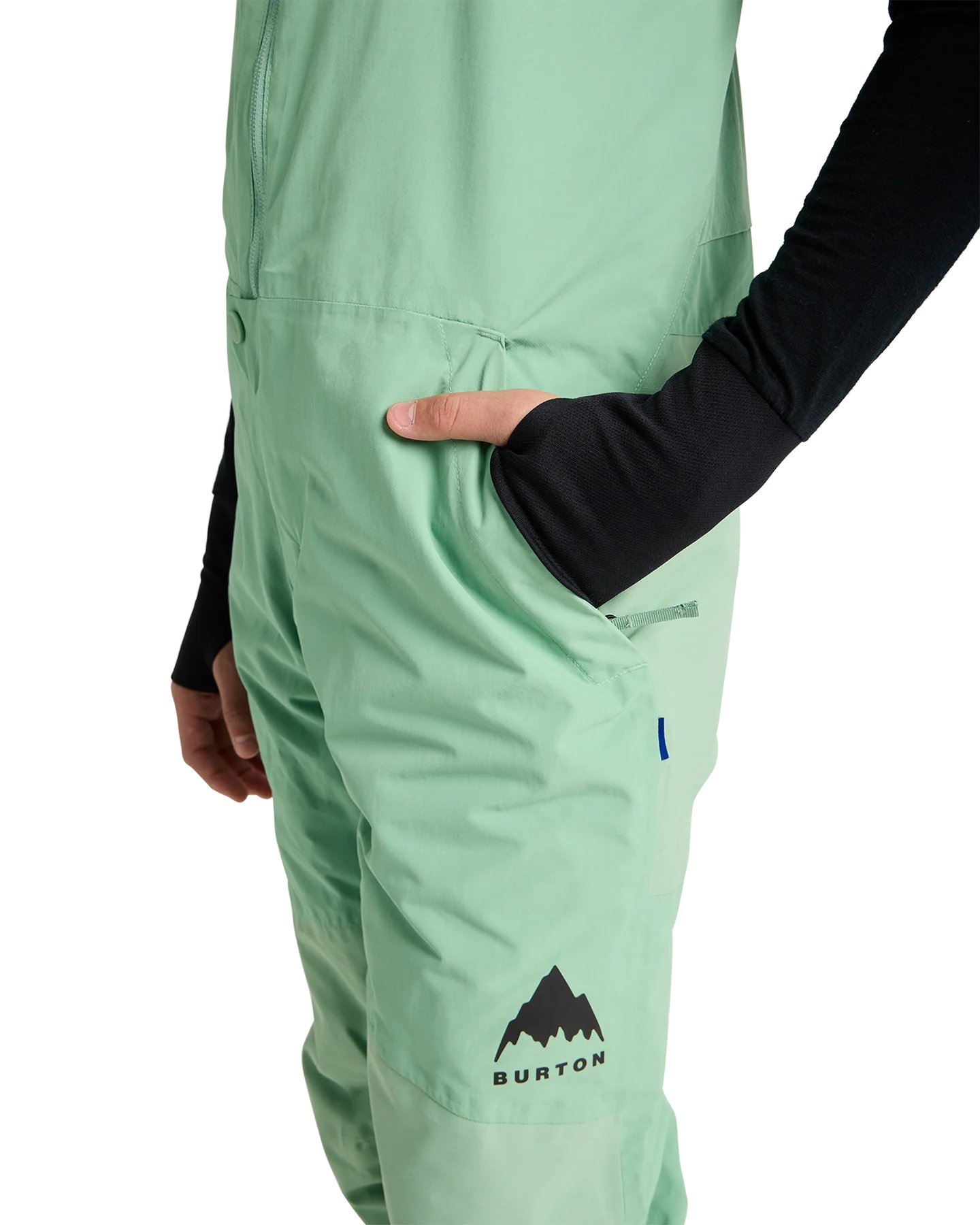 Burton Kids' Skylar 2L Snow Bib Pants - Soft Sage - Image 6