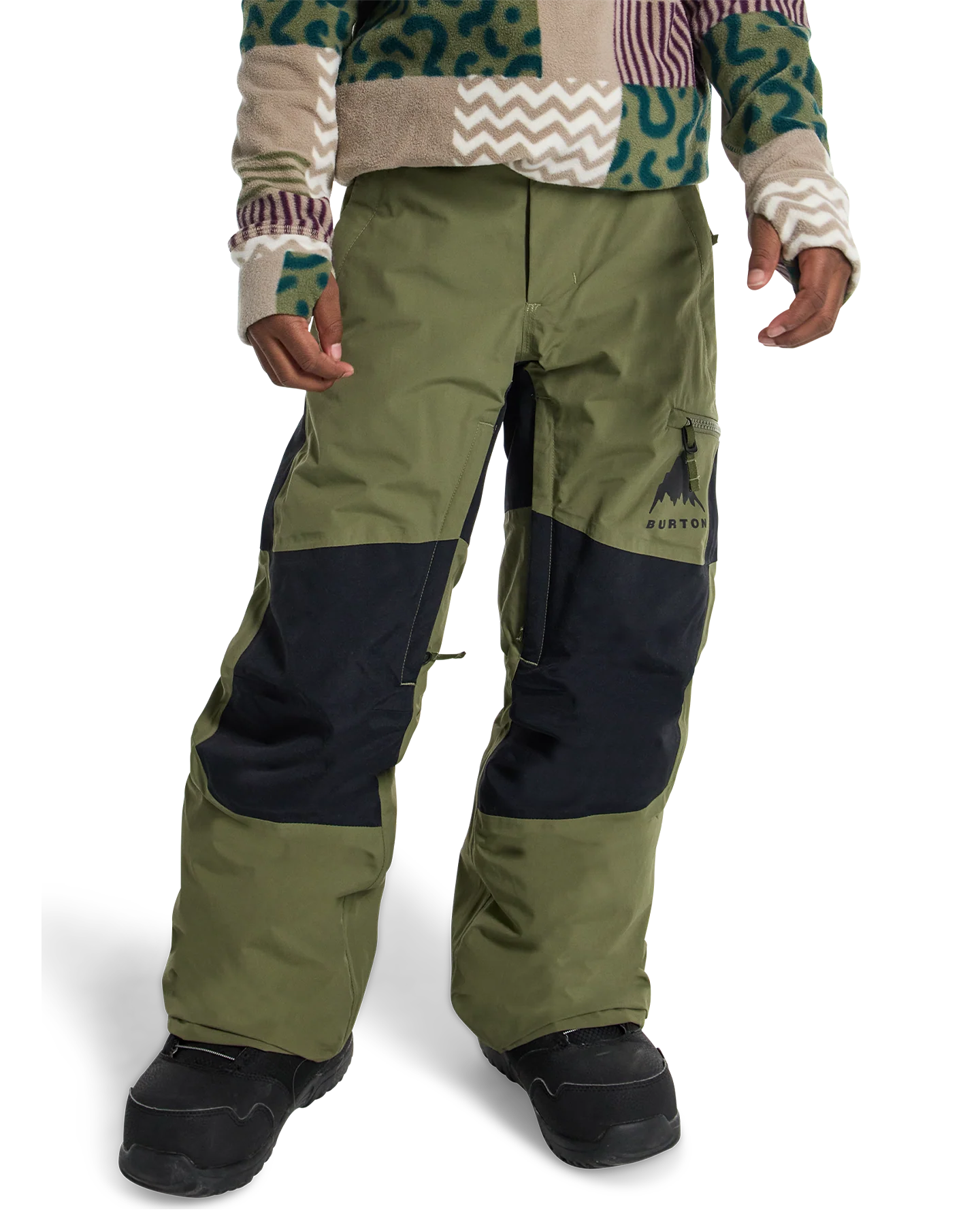 Burton Kids' Skylar Snow Pants - Forest Moss - Image 3
