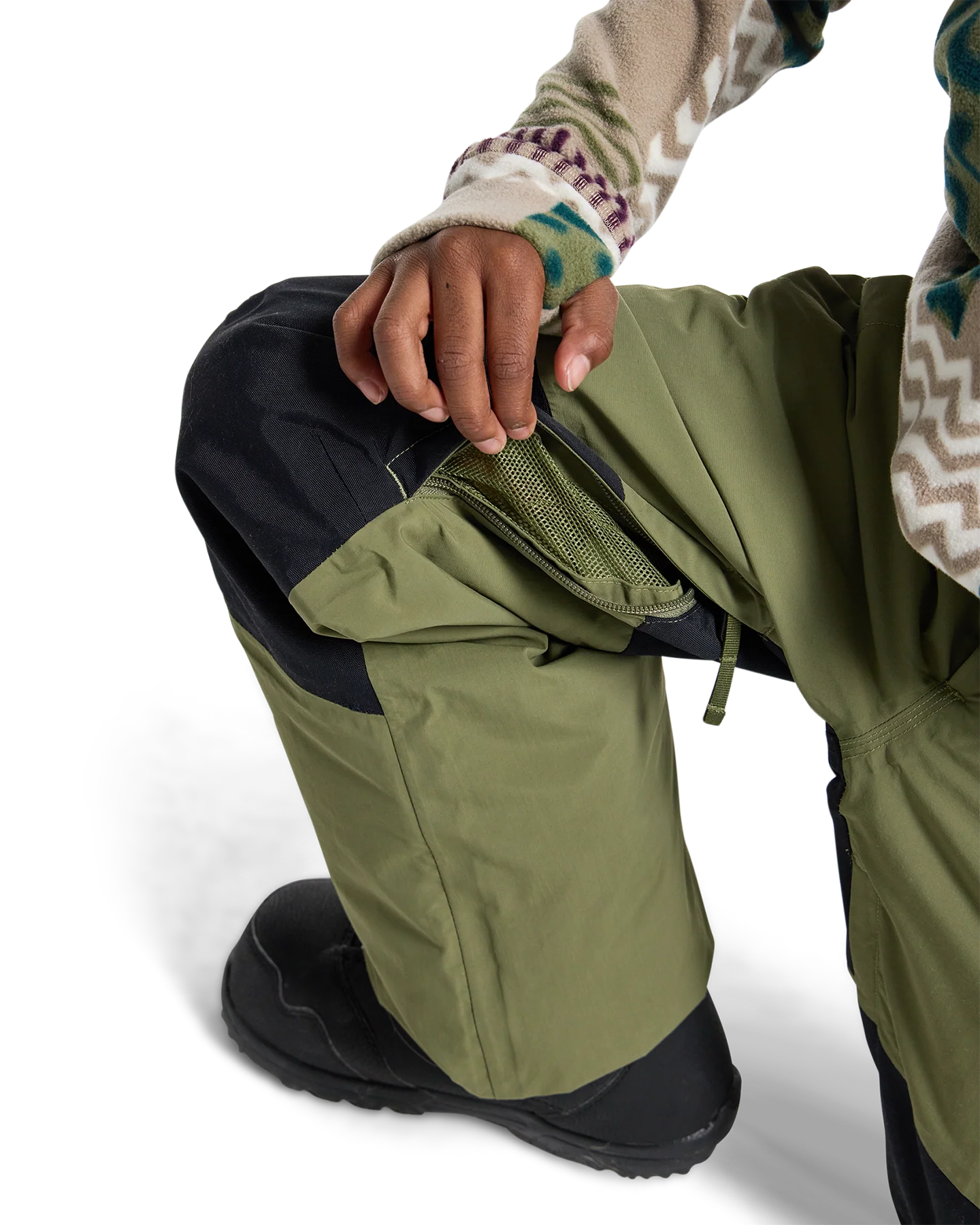 Burton Kids' Skylar Snow Pants - Forest Moss - Image 6
