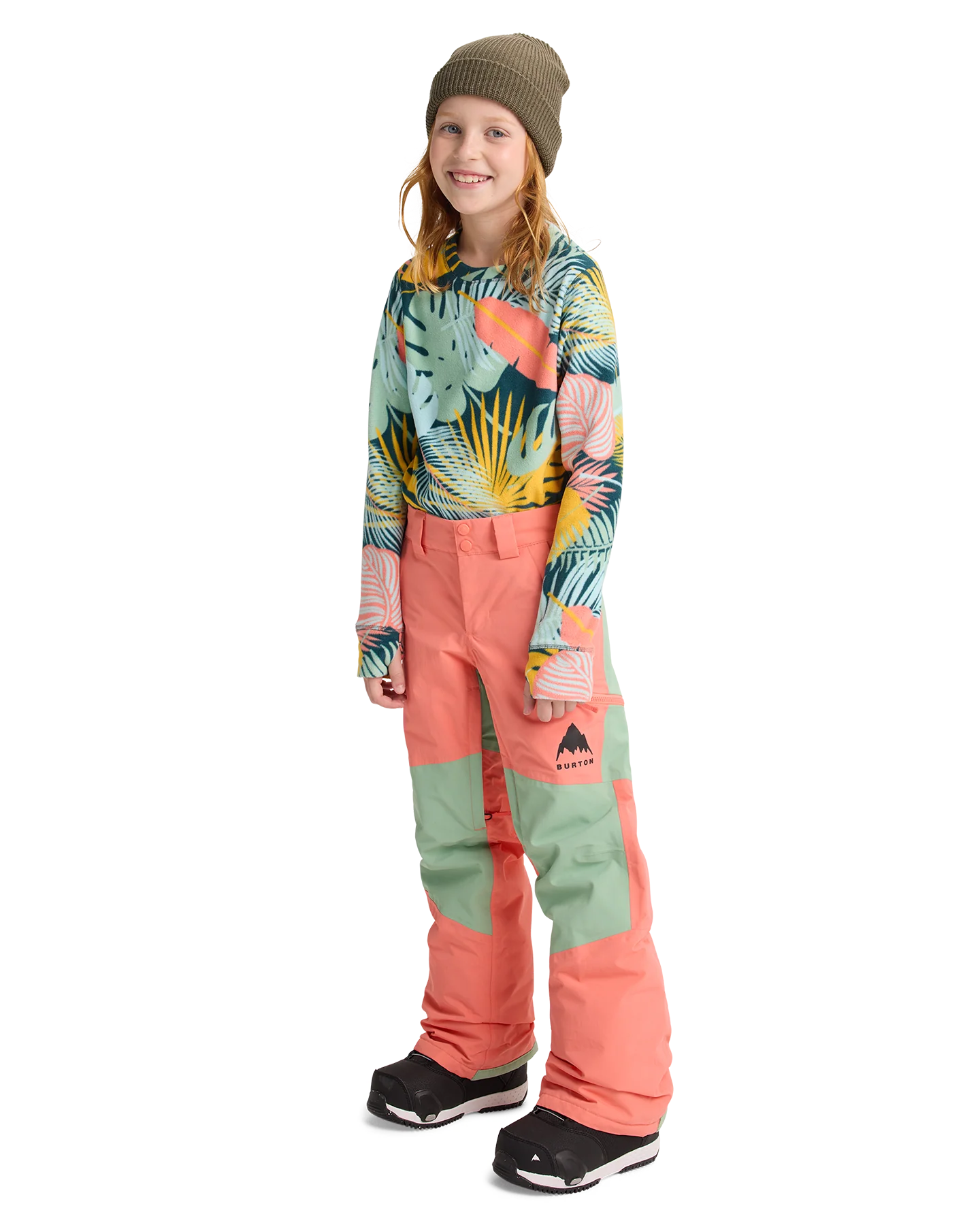 Burton Kids' Skylar Snow Pants - Peach Echo - Image 2