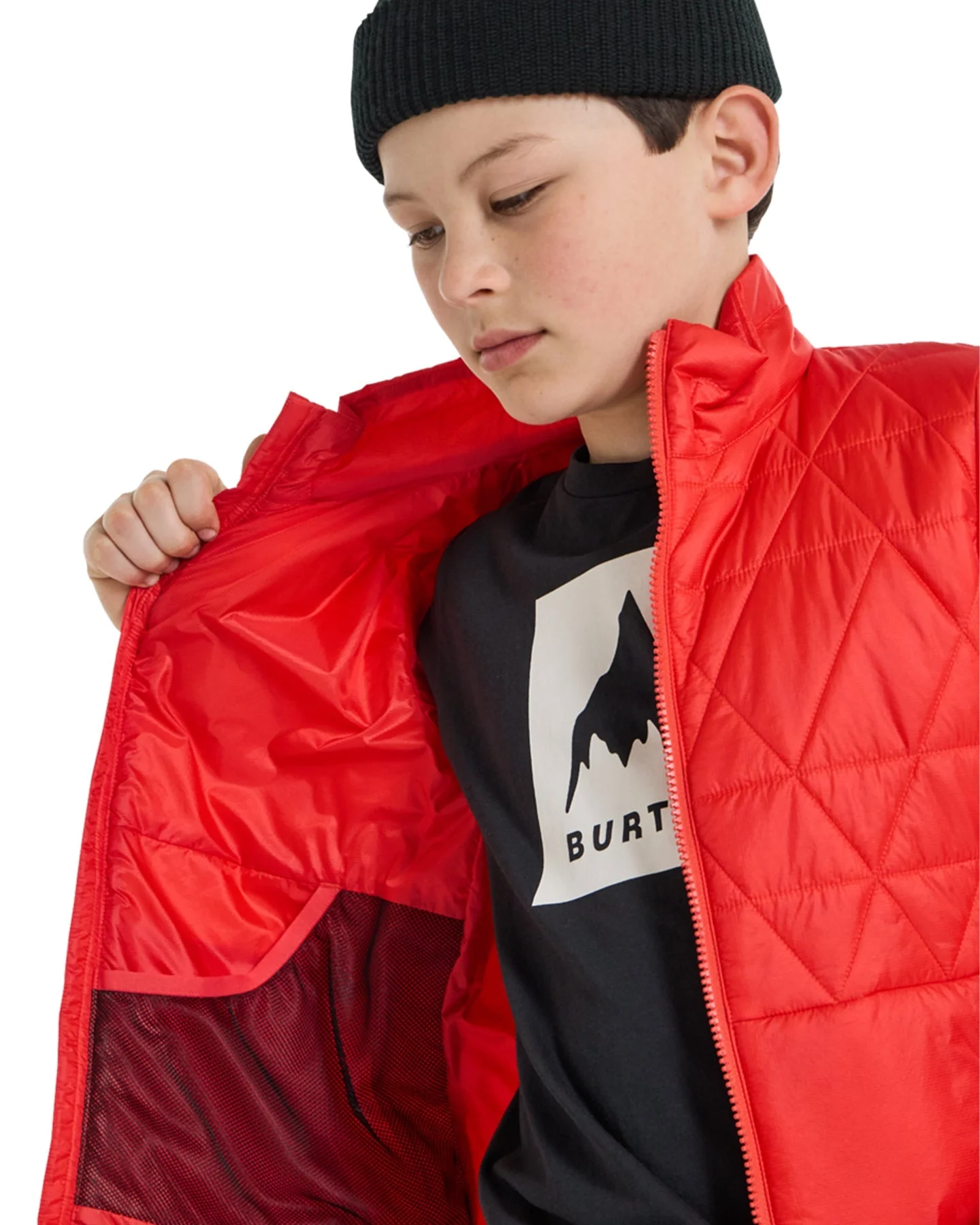 Burton Kids' Versatile Heat Insulated Jacket - Tomato - Image 5