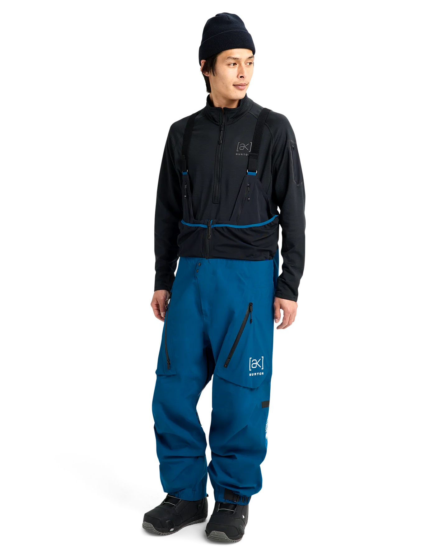 Burton Men's [ak]® Acamar Gore-Tex Pro 3L Snow Bib - Blue Teal - Image 3