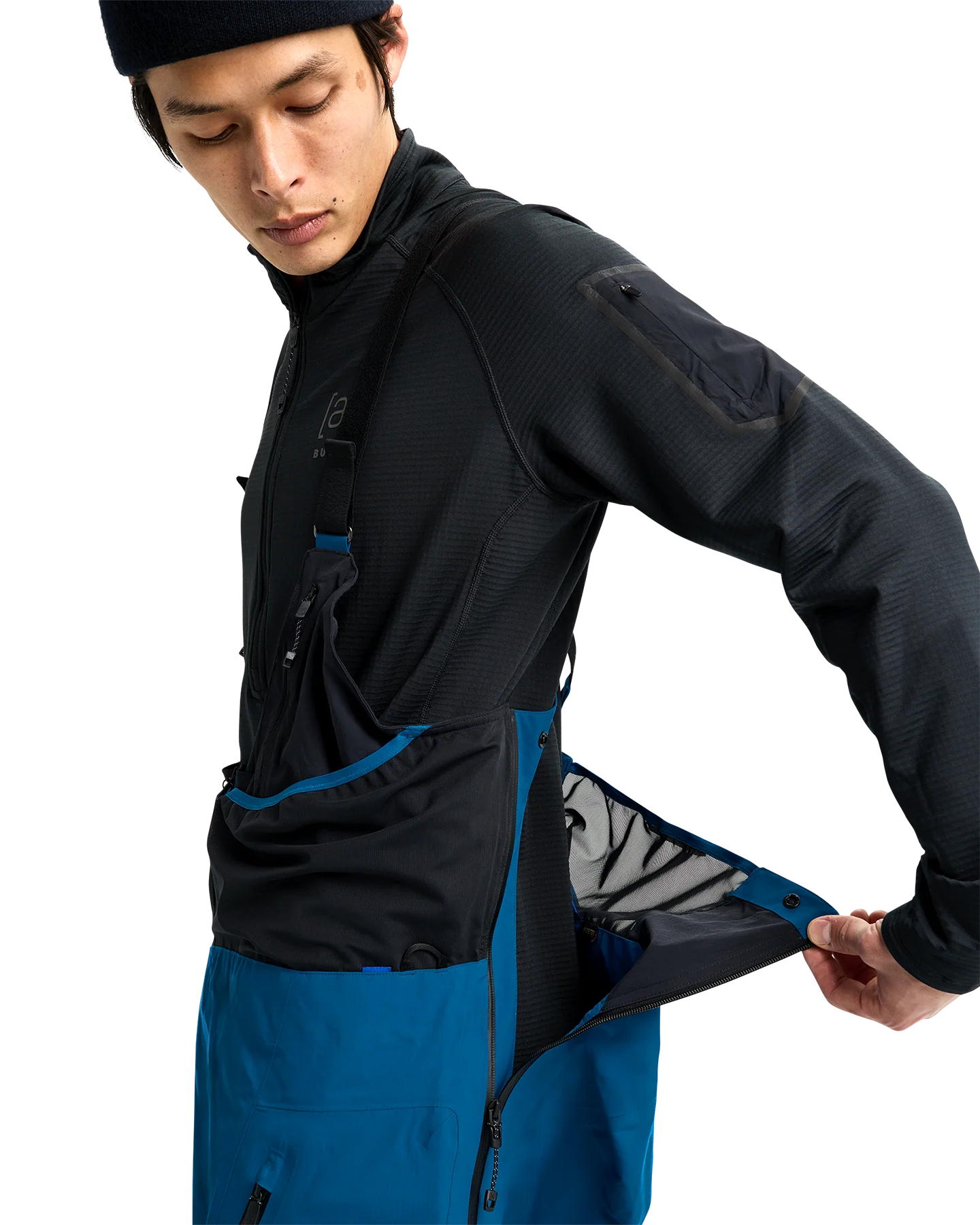 Burton Men's [ak]® Acamar Gore-Tex Pro 3L Snow Bib - Blue Teal - Image 7