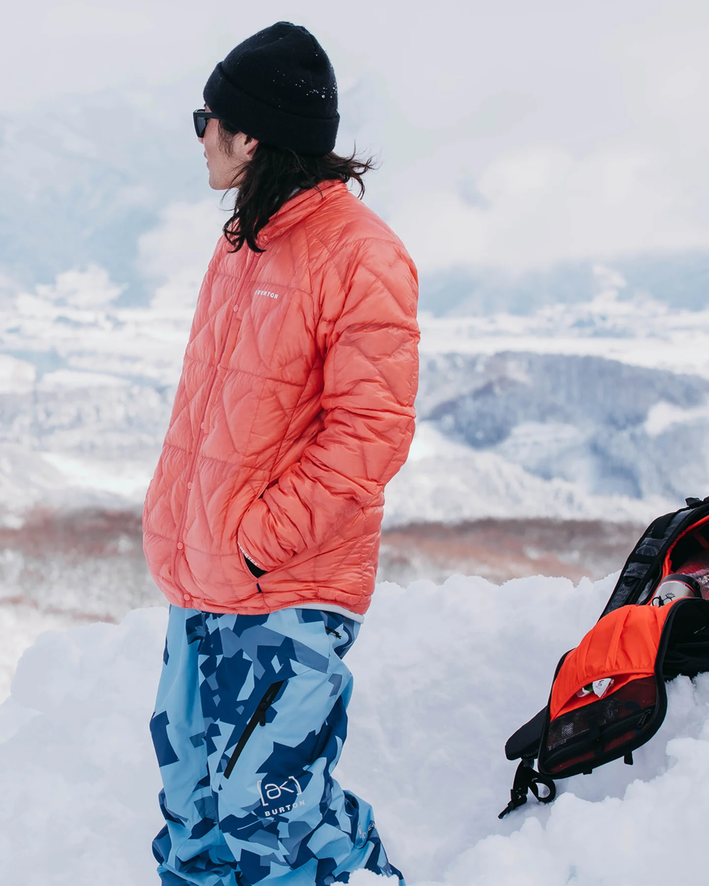 Burton Men's [ak]® Baker Ultralight Down Jacket - Reef Pink - Image 4