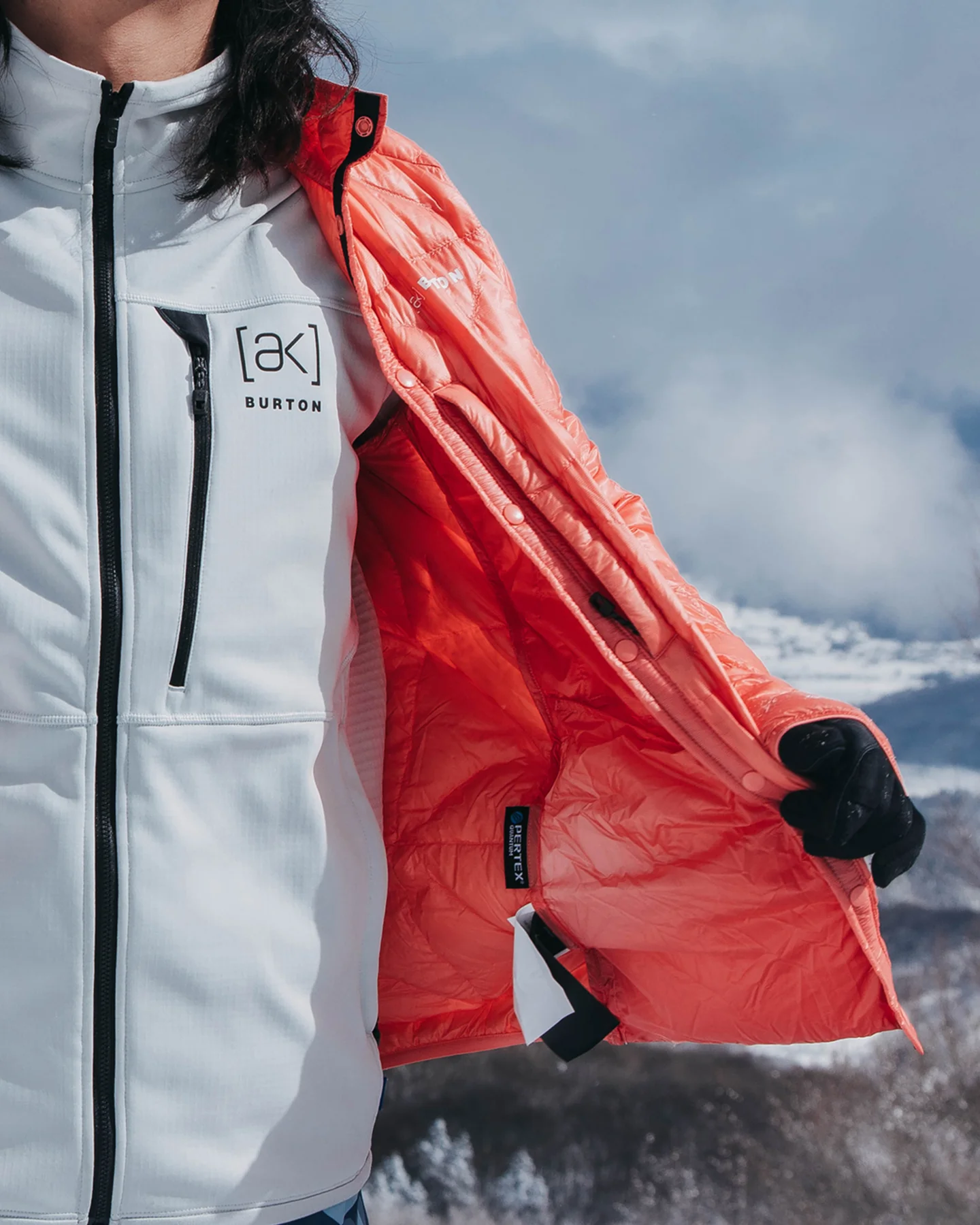 Burton Men's [ak]® Baker Ultralight Down Jacket - Reef Pink - Image 7