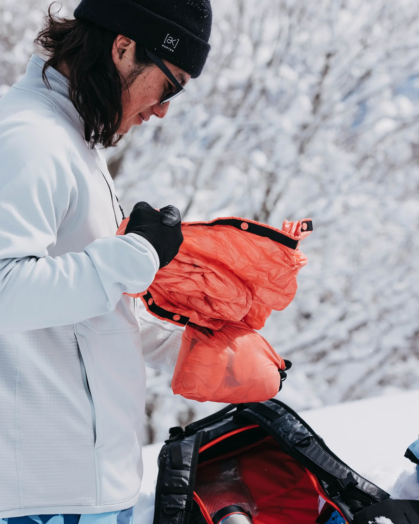 Burton Men's [ak]® Baker Ultralight Down Jacket - Reef Pink - Image 9