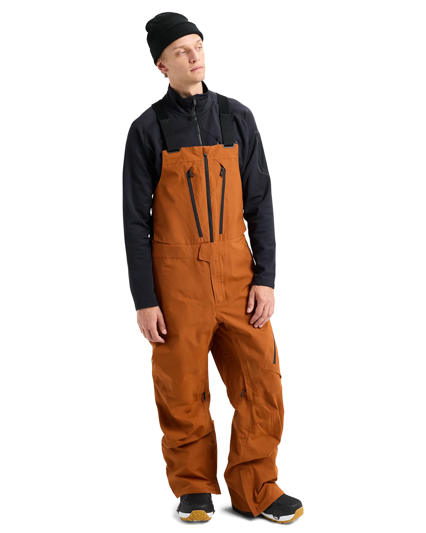 Burton Men's [ak]® Cyclic GORE-TEX® 2L Snow Bib Pants - Chestnut Brown - Image 2