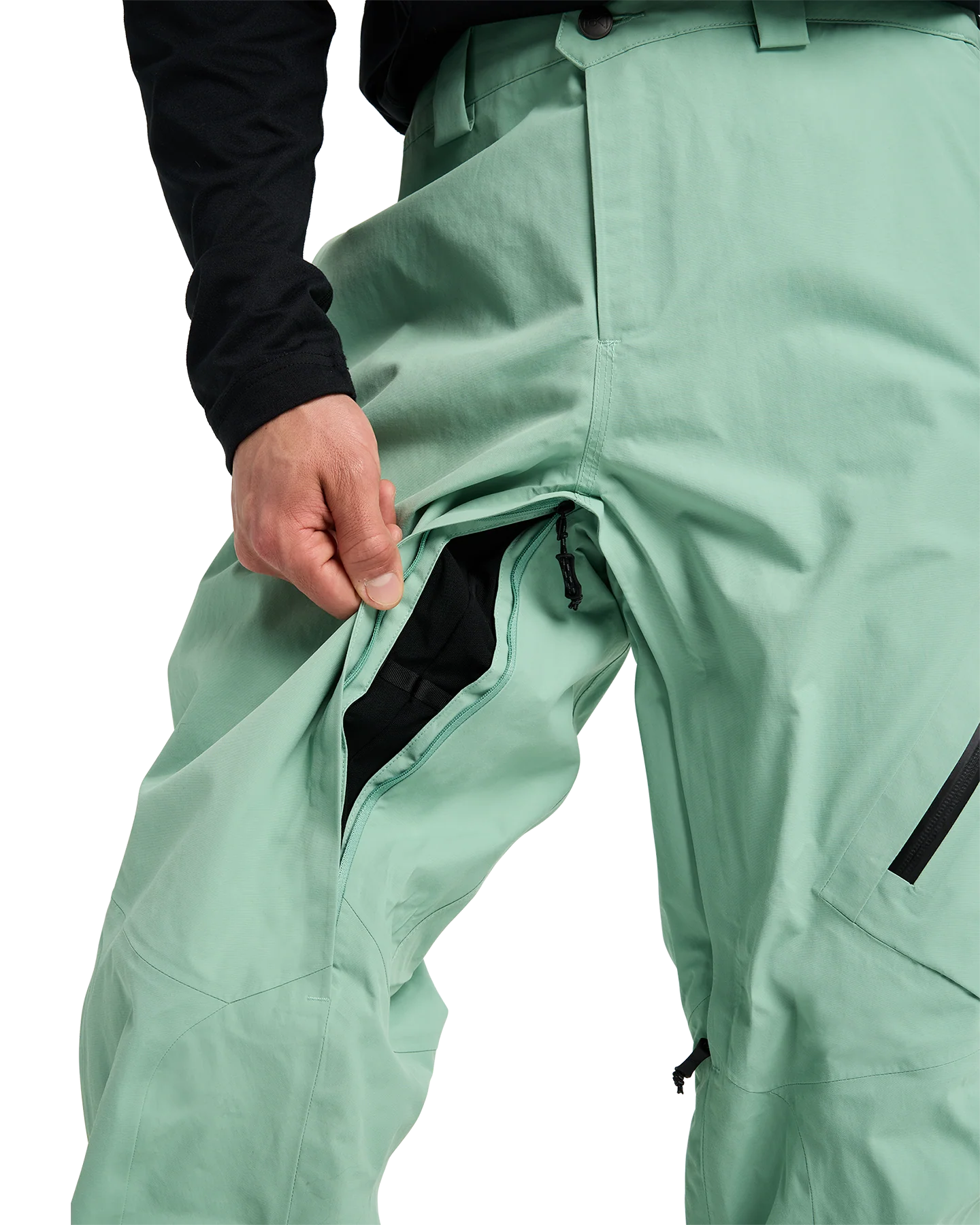 Burton Men's [ak]® Cyclic Gore‑Tex 2L Snow Pants - Soft Sage - Image 7