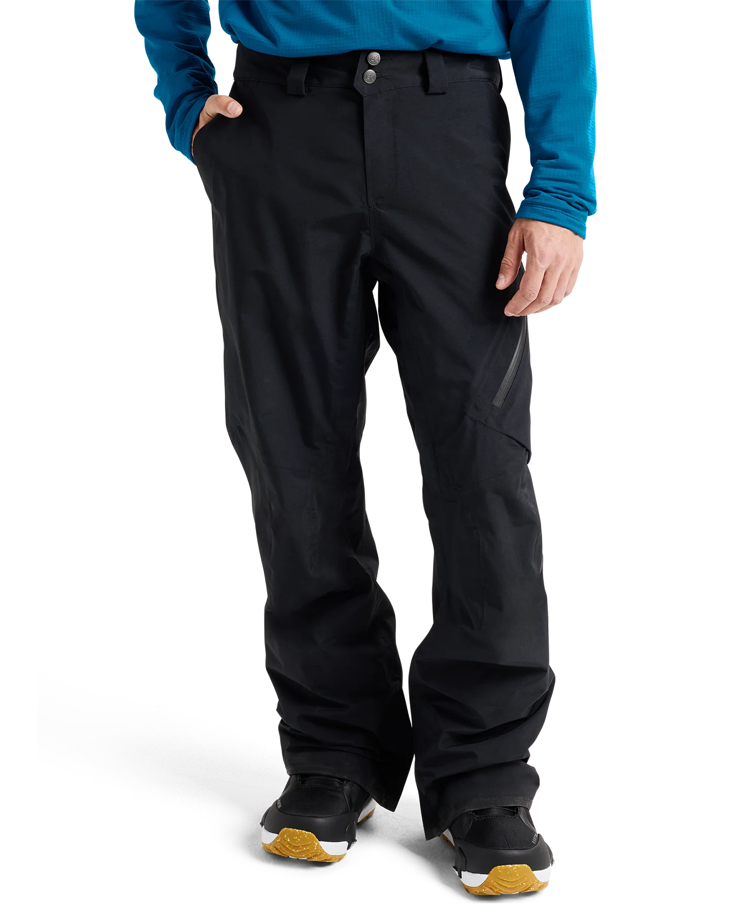 Burton Men's [ak]® Cyclic Gore‑Tex 2L Snow Pants - True Black - Image 3