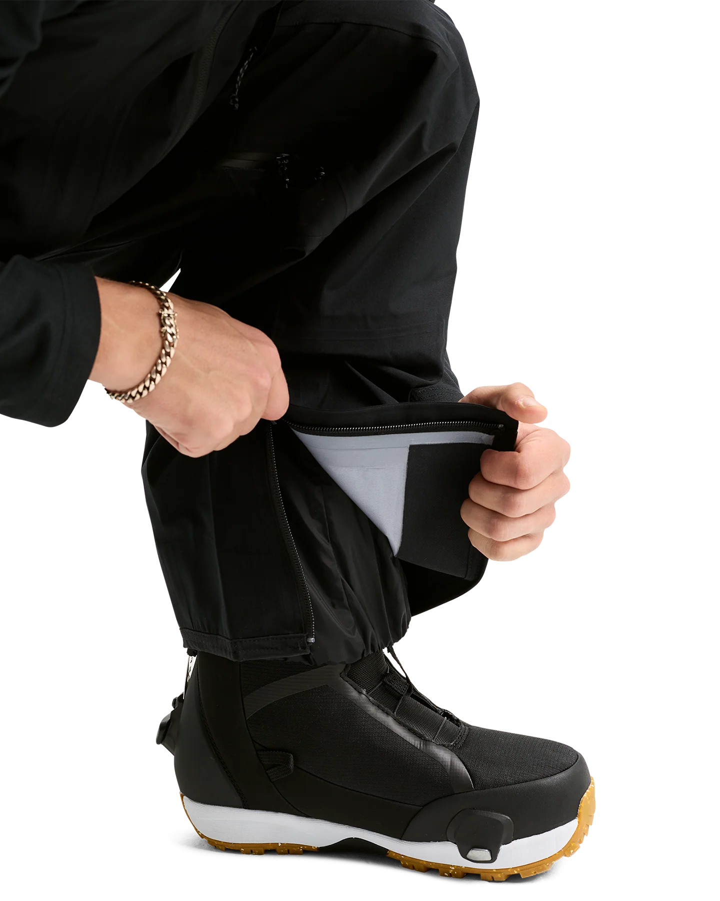 Burton Men's [ak]® Freebird Gore‑Tex 3L Snow Bib Pants - True Black - Image 8