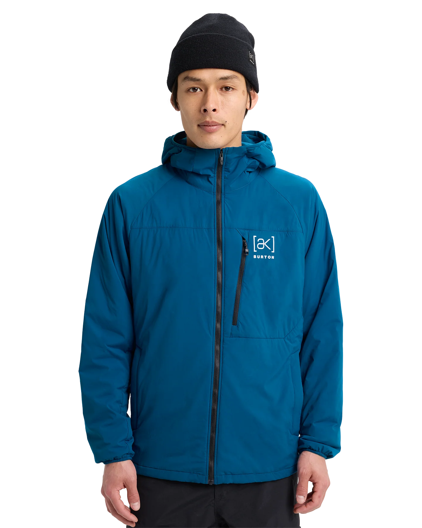 Burton Men's [ak]® Helium Hooded Stretch Insulated Jacket - Blue Teal - Image 2