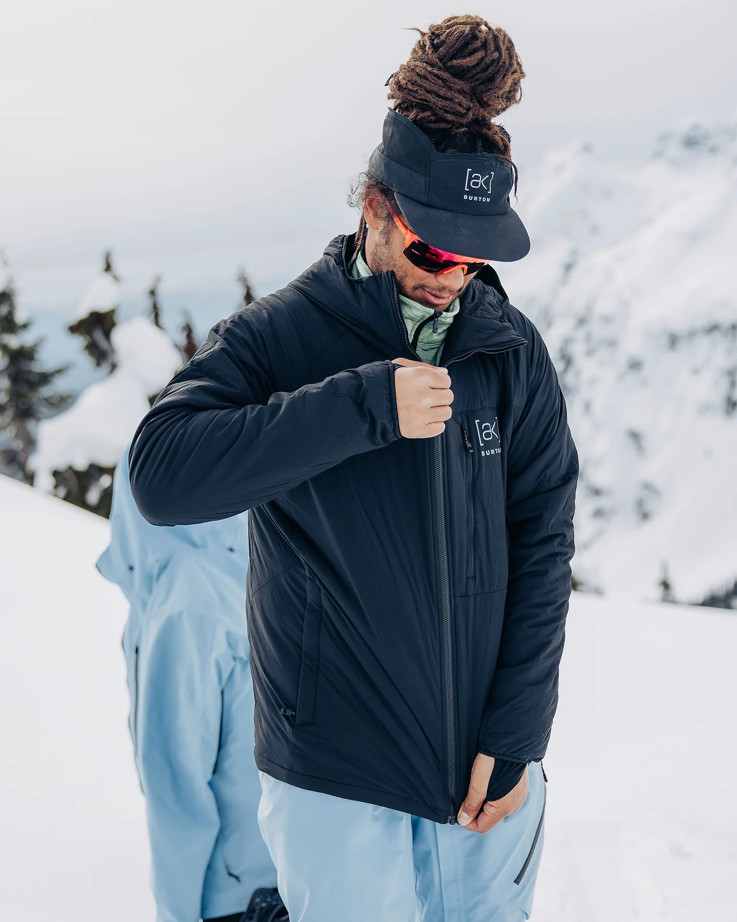 Burton Men's [ak]® Helium Hooded Stretch Insulated Jacket - True Black - Image 2