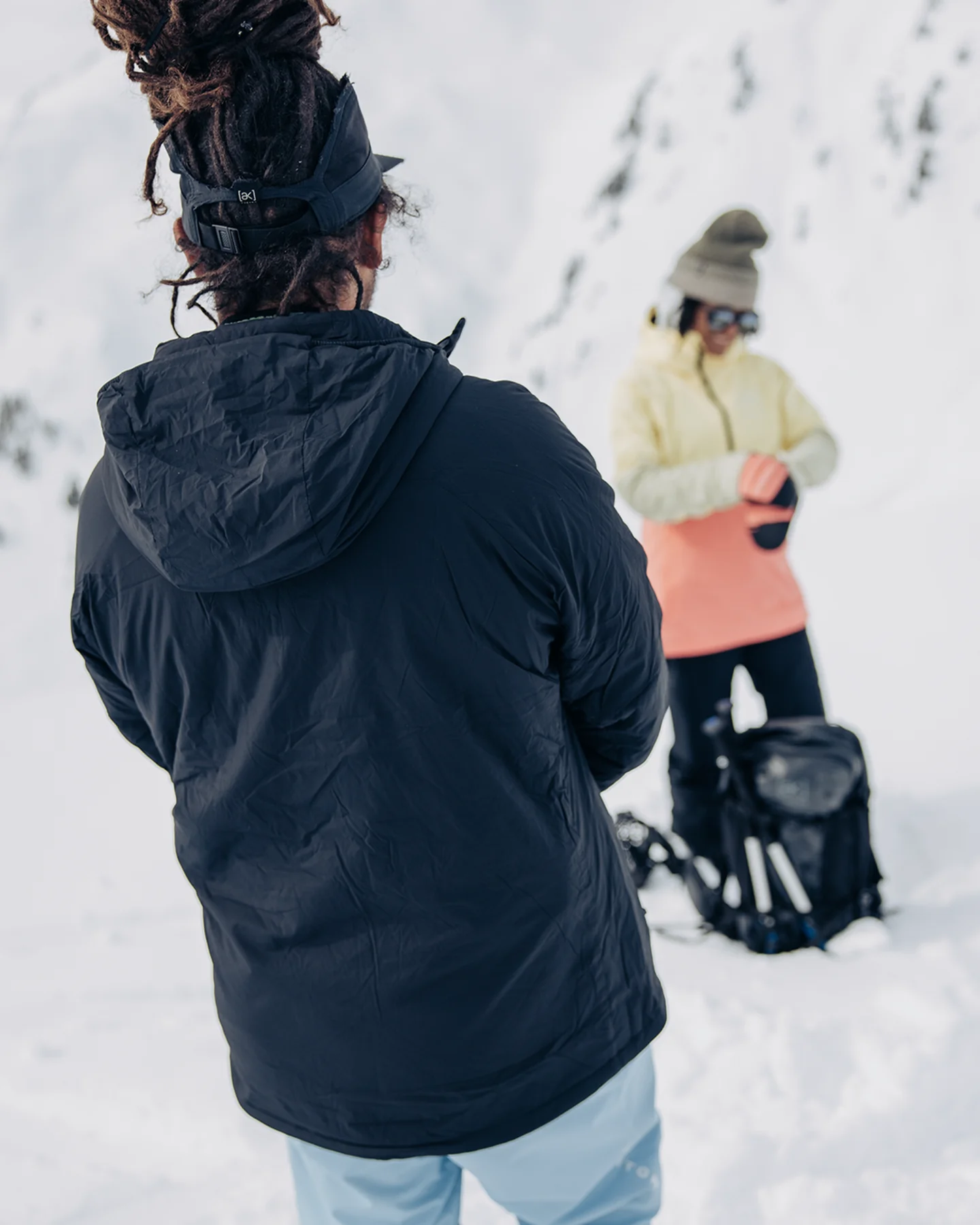 Burton Men's [ak]® Helium Hooded Stretch Insulated Jacket - True Black - Image 5
