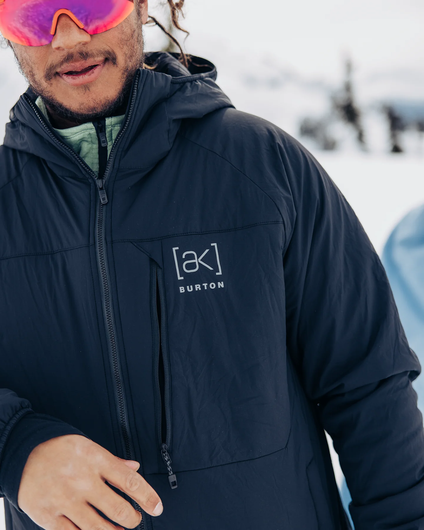 Burton Men's [ak]® Helium Hooded Stretch Insulated Jacket - True Black - Image 6