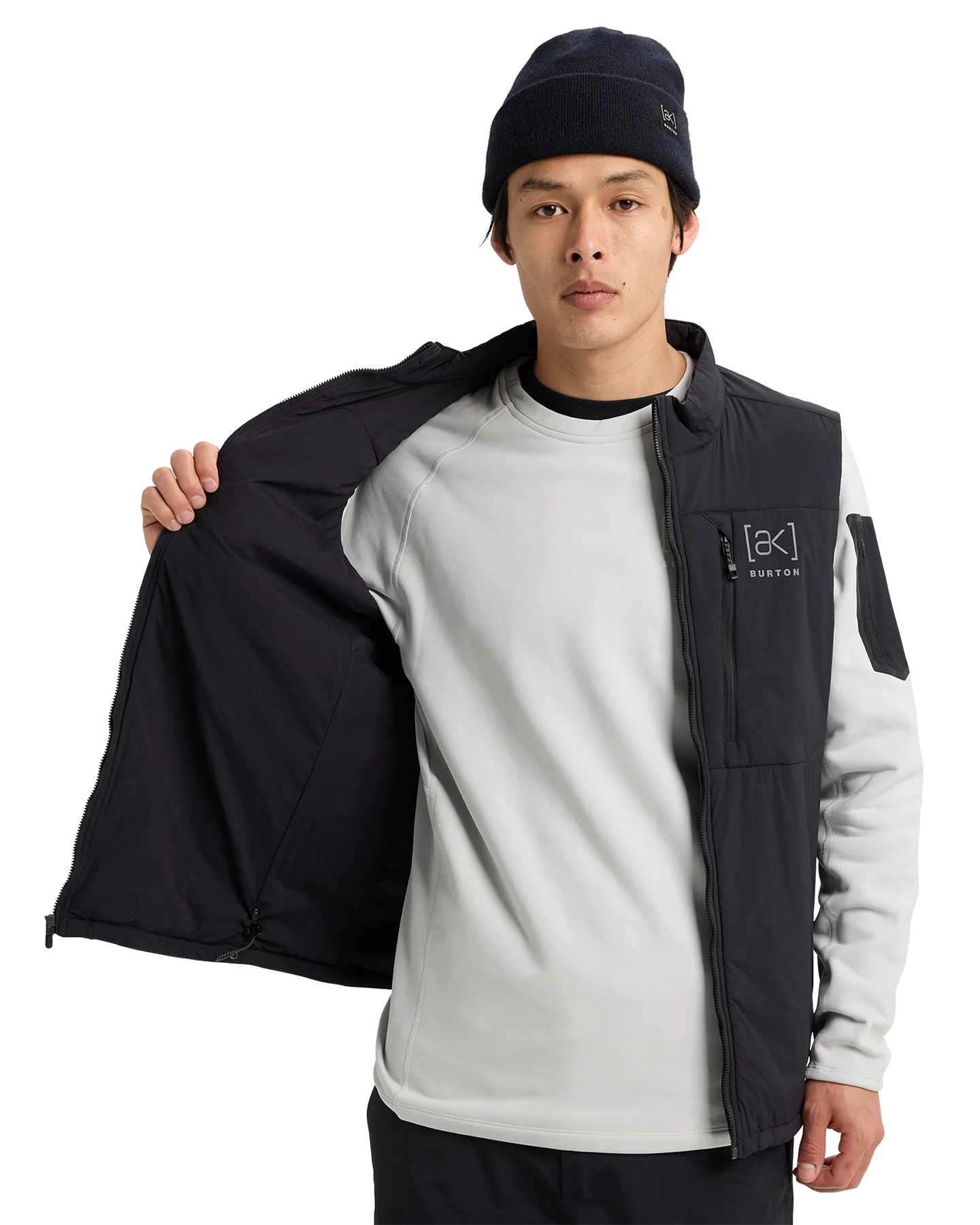 Burton Men's [ak]® Helium Stretch Insulated Vest - True Black - Image 5