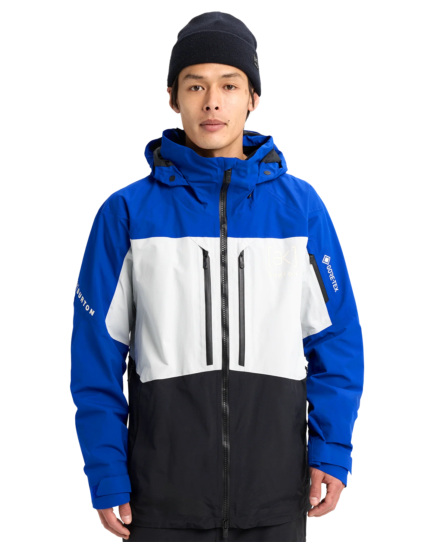 Burton Men's [ak]® Swash GORE-TEX® 2L Snow Jacket - Jake Blue/Gray Cloud/True Black - Image 2