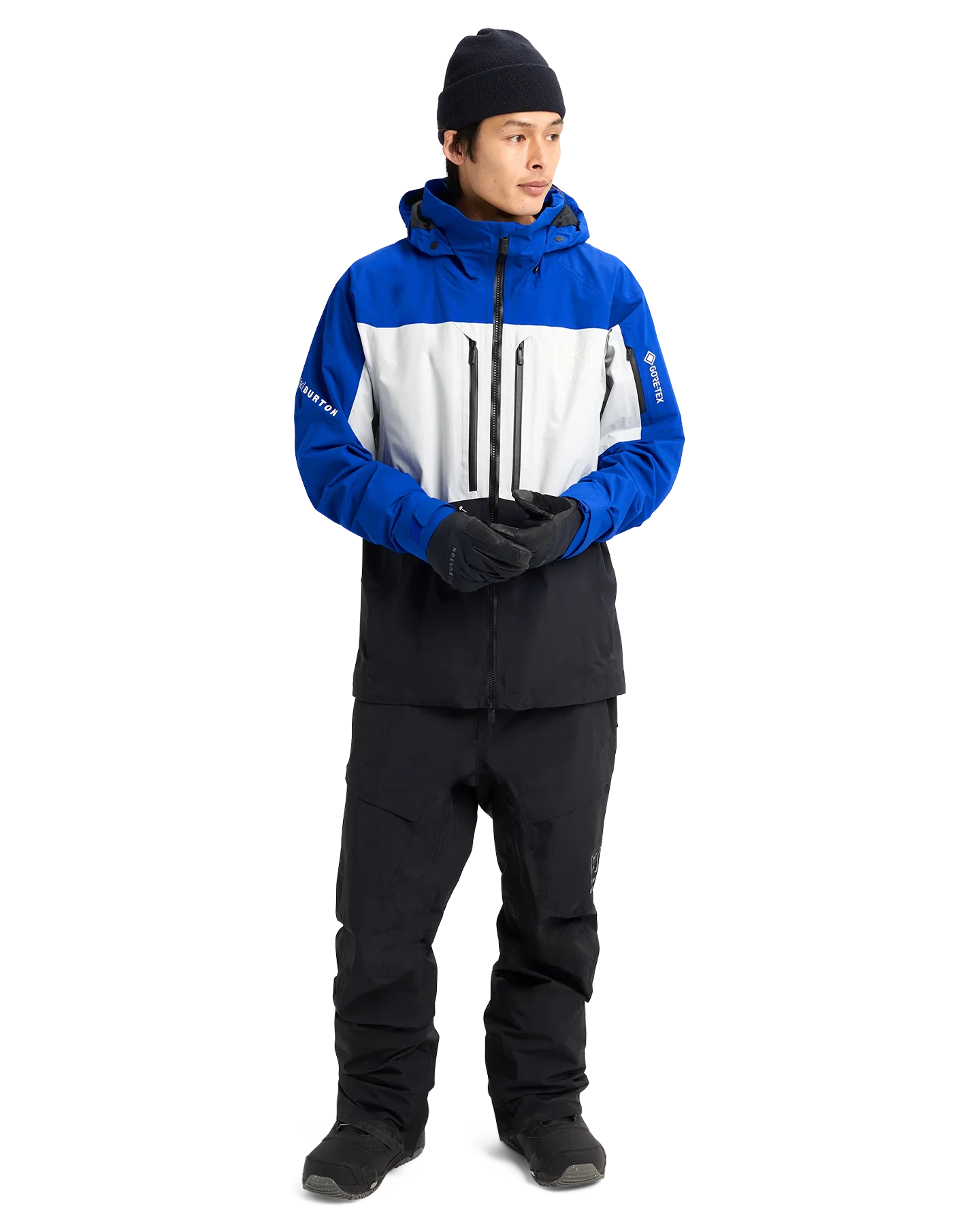 Burton Men's [ak]® Swash GORE-TEX® 2L Snow Jacket - Jake Blue/Gray Cloud/True Black - Image 4