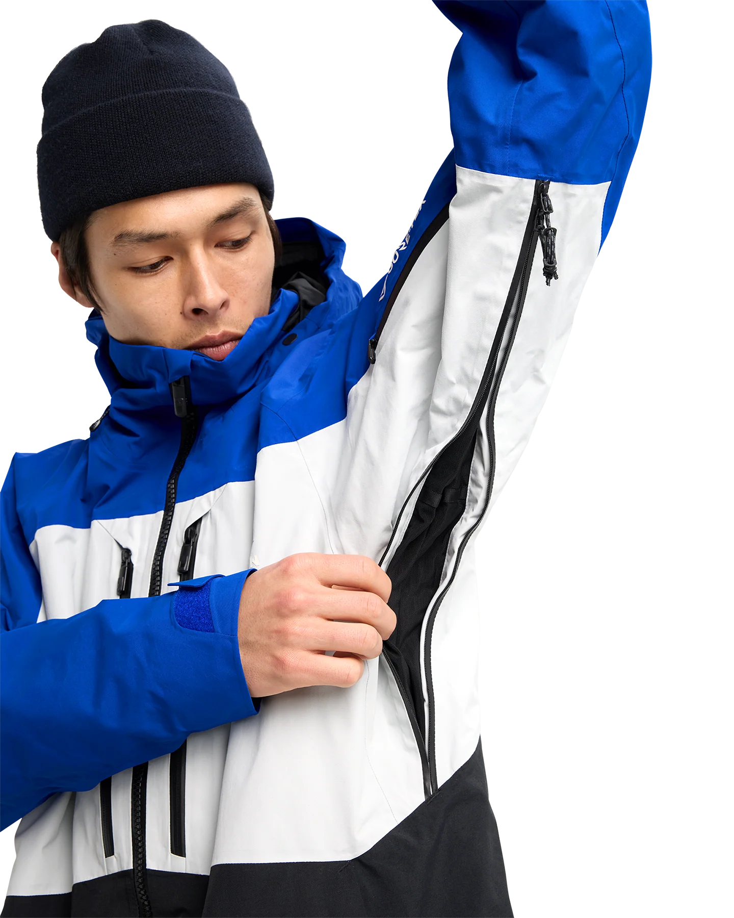 Burton Men's [ak]® Swash GORE-TEX® 2L Snow Jacket - Jake Blue/Gray Cloud/True Black - Image 8