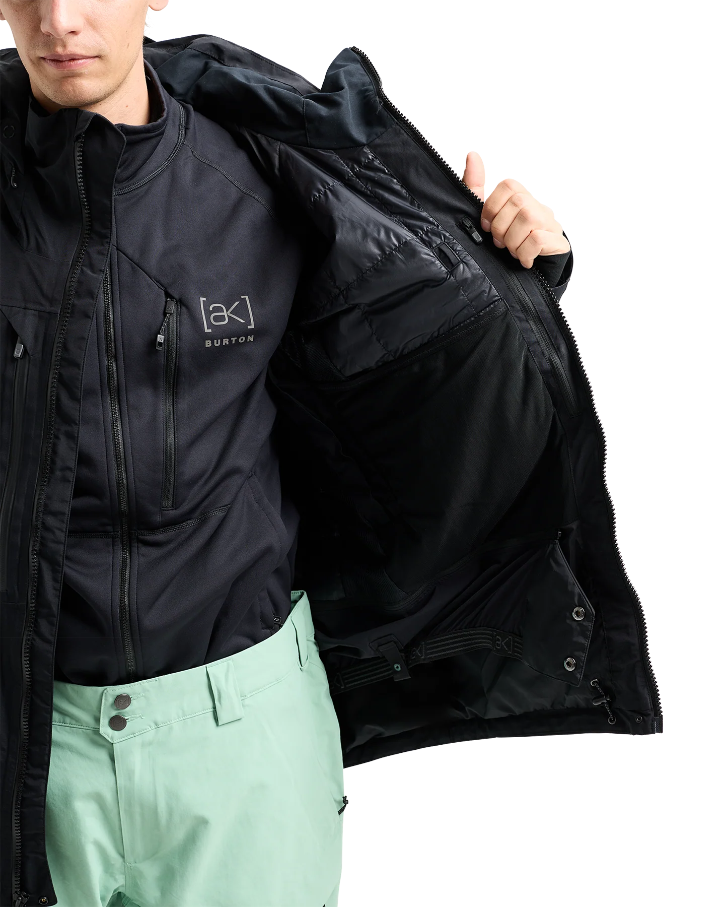 Burton Men's [ak]® Swash GORE-TEX® 2L Snow Jacket - True Black - Image 9