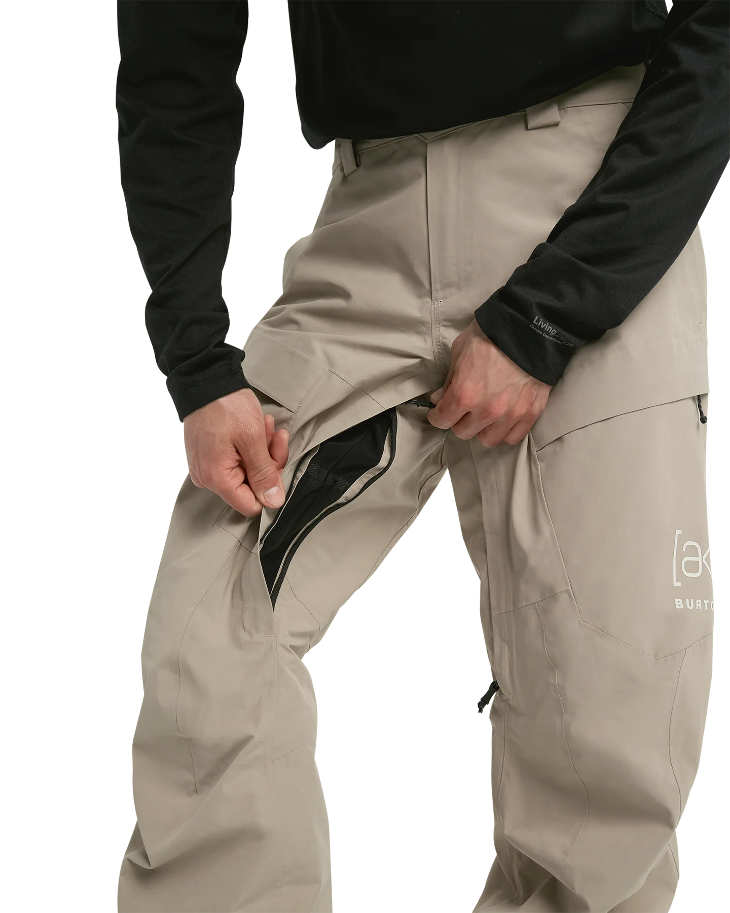 Burton Men's [ak]® Swash GORE-TEX® 2L Snow Pants - Summit Taupe - Image 7