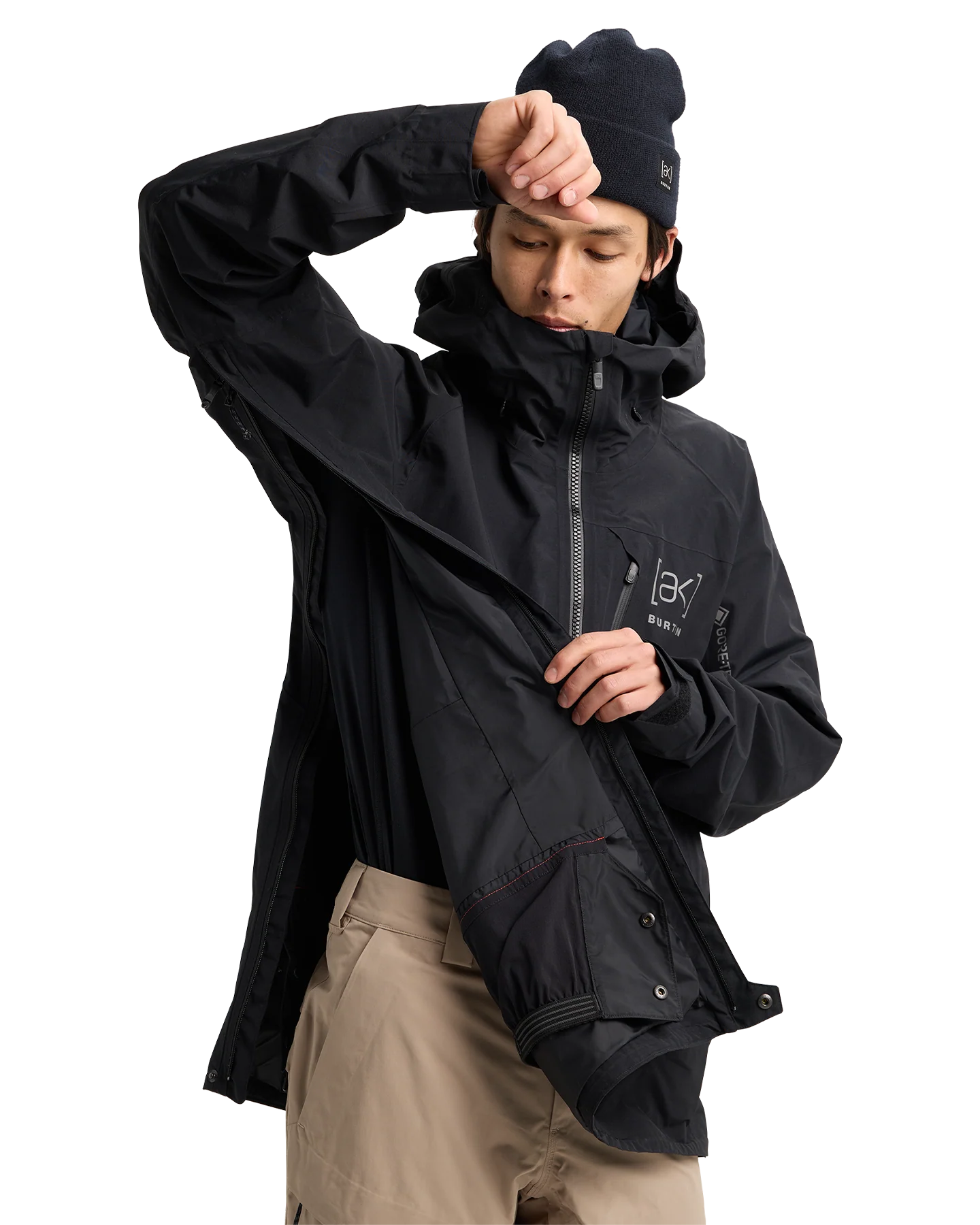 Burton Men's [ak]® Velocity GORE-TEX® 2L Snow Anorak - True Black - Image 2