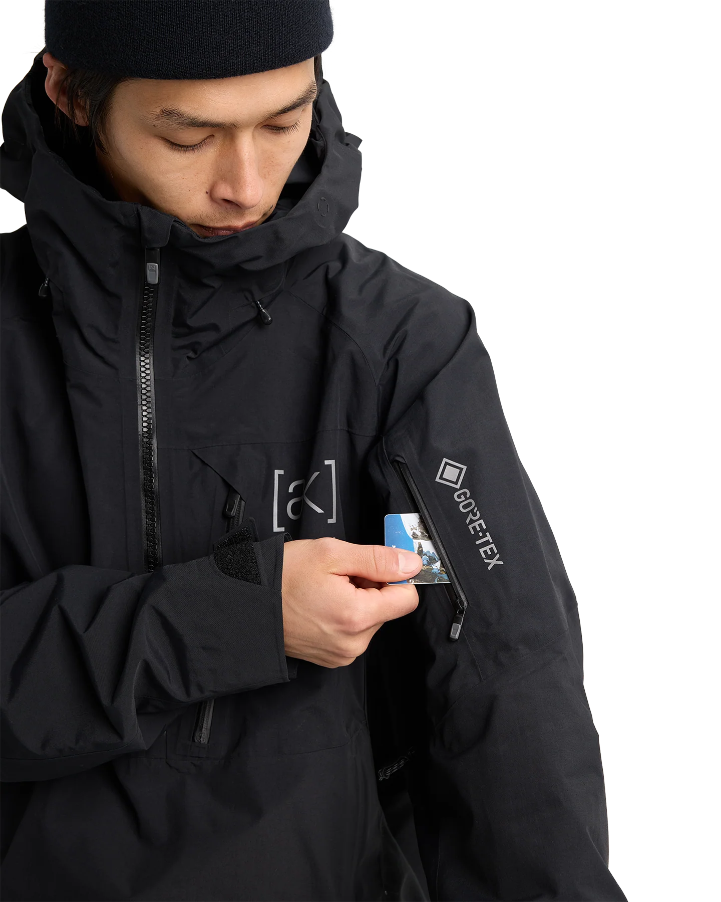 Burton Men's [ak]® Velocity GORE-TEX® 2L Snow Anorak - True Black - Image 7