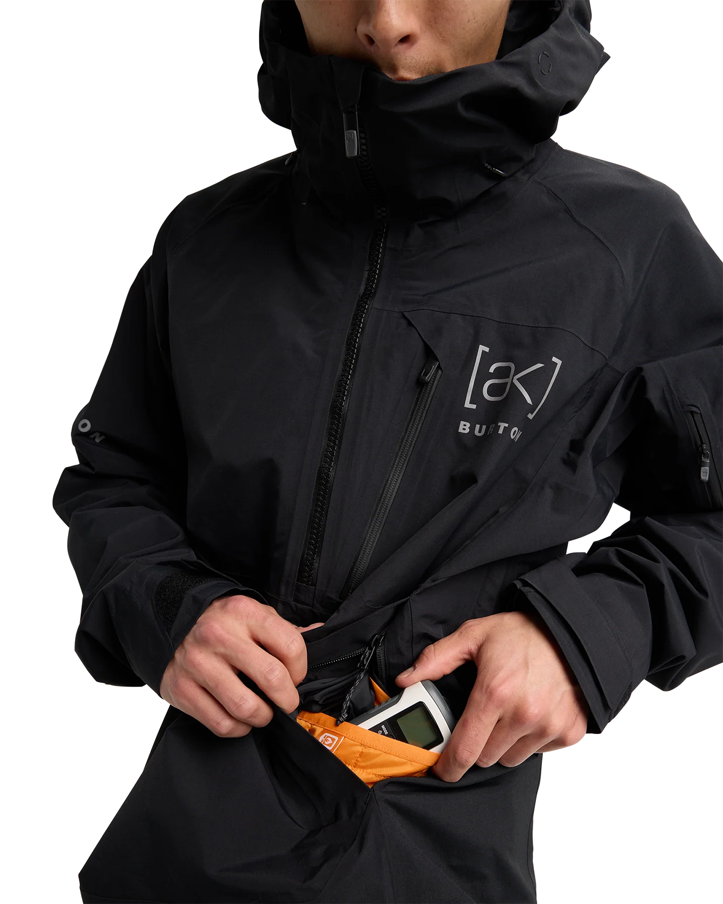 Burton Men's [ak]® Velocity GORE-TEX® 2L Snow Anorak - True Black - Image 9