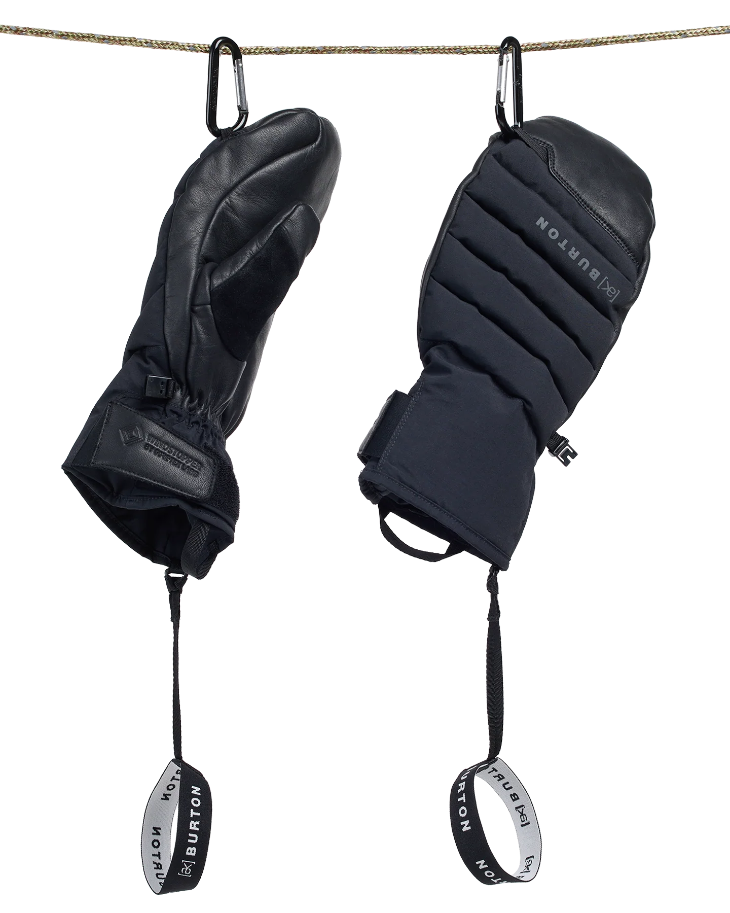 Burton Men's [ak]® Windstopper Oven Snow Mittens - True Black - Image 3