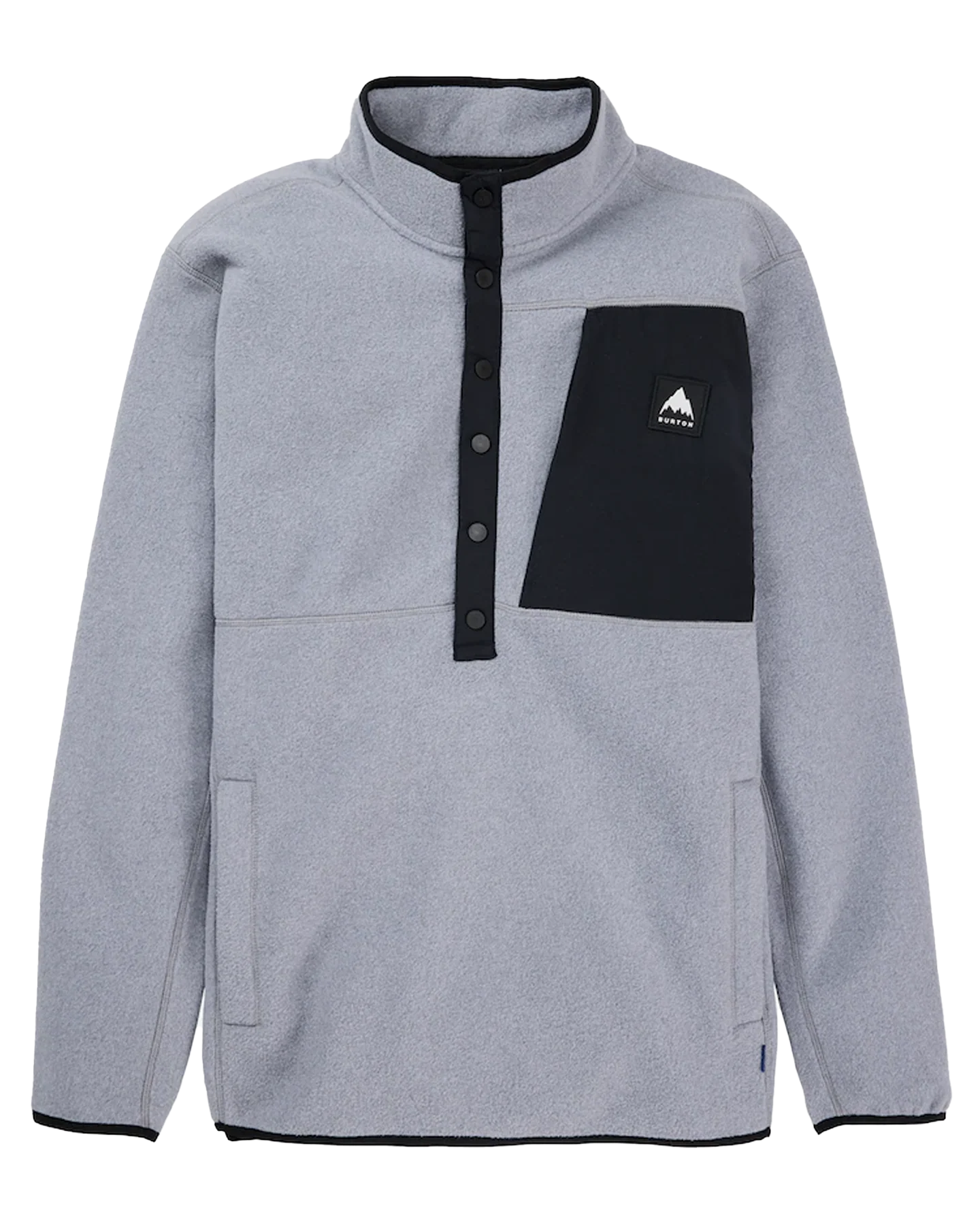Burton Men's Cinder Fleece Pullover - Gray Heather