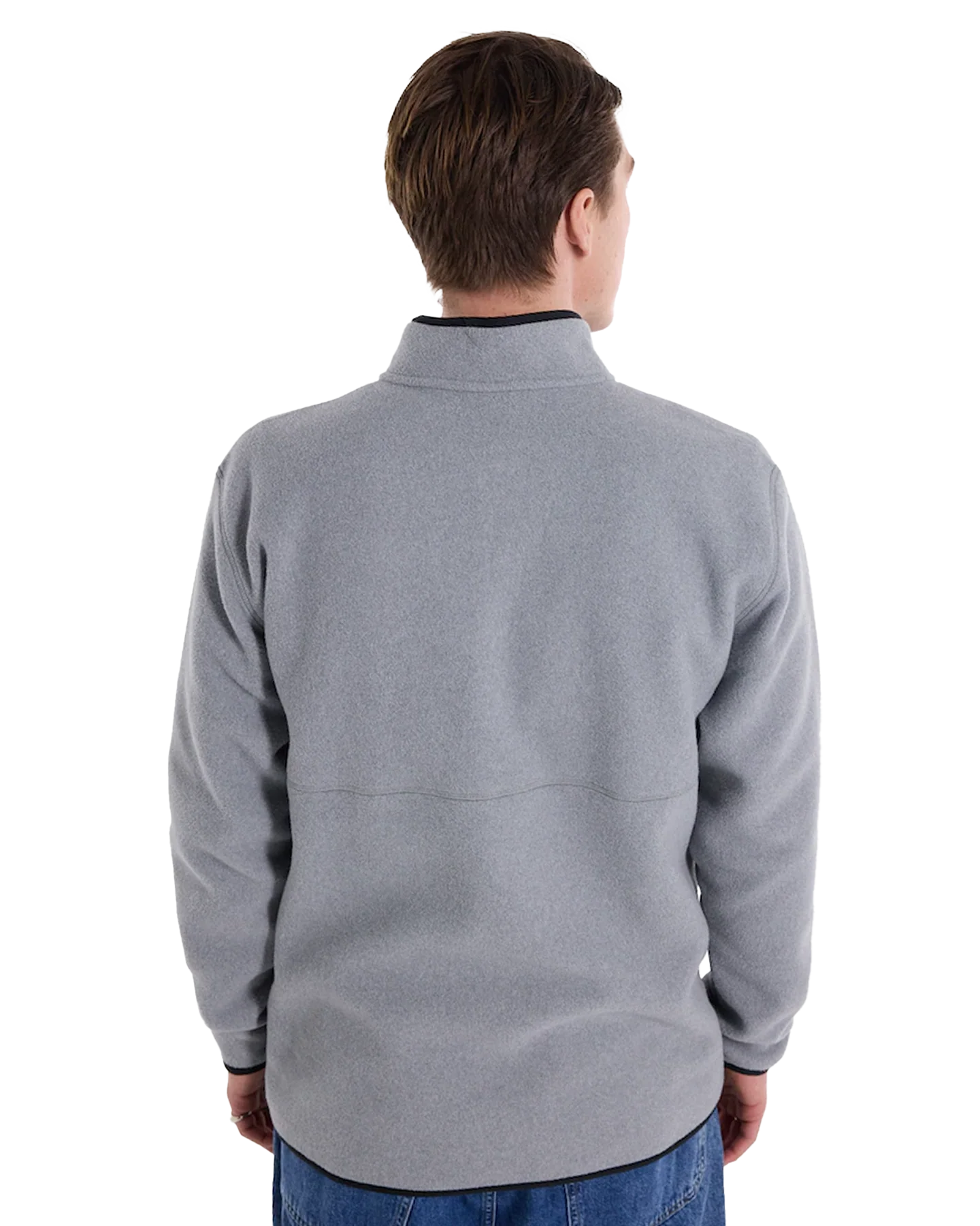 Burton Men's Cinder Fleece Pullover - Gray Heather - Image 3